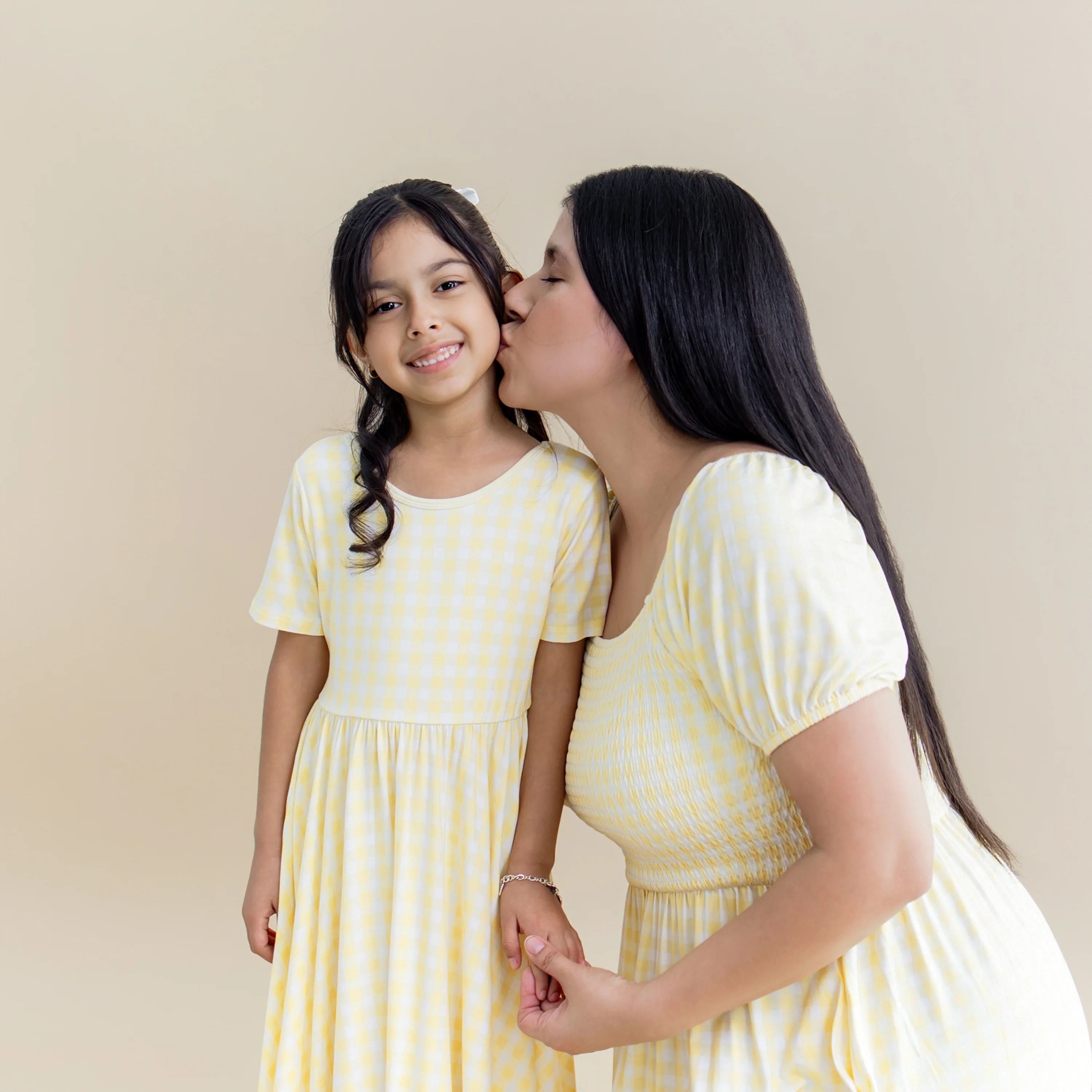 Twirl Dress in Gingham Chamomile - Image 3