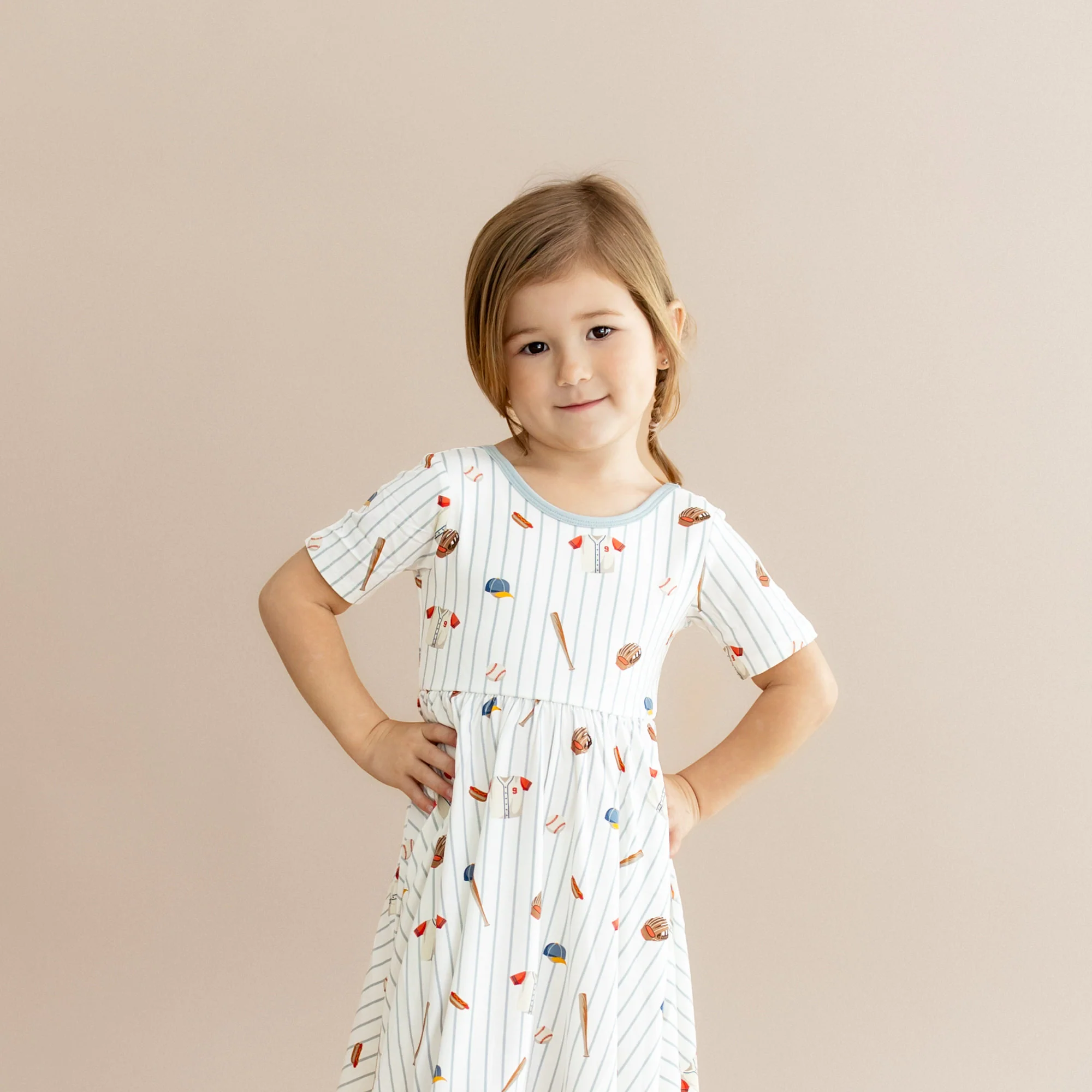 Twirl Dress in Home Run - Image 4