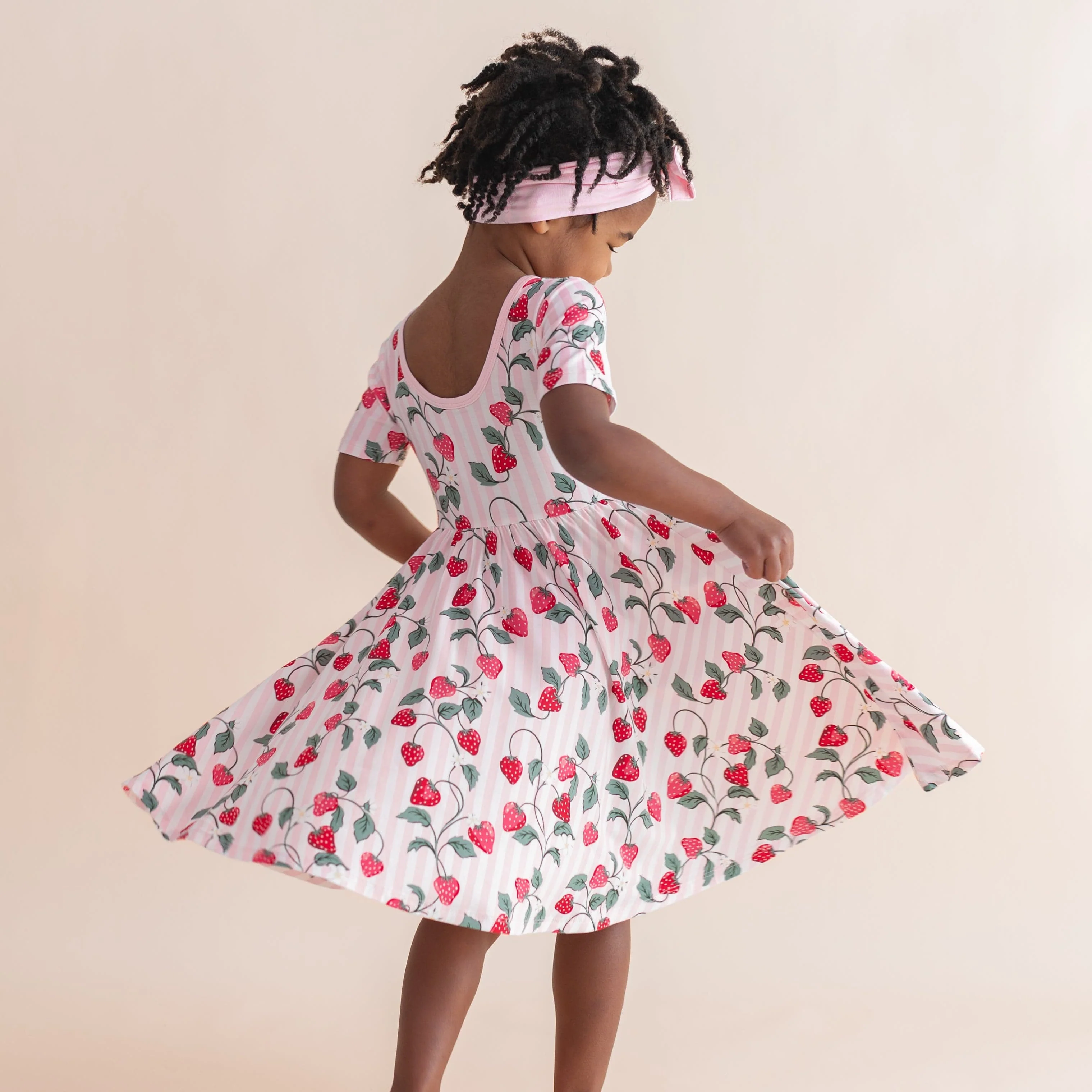 Twirl Dress in Strawberry Fields - Image 4