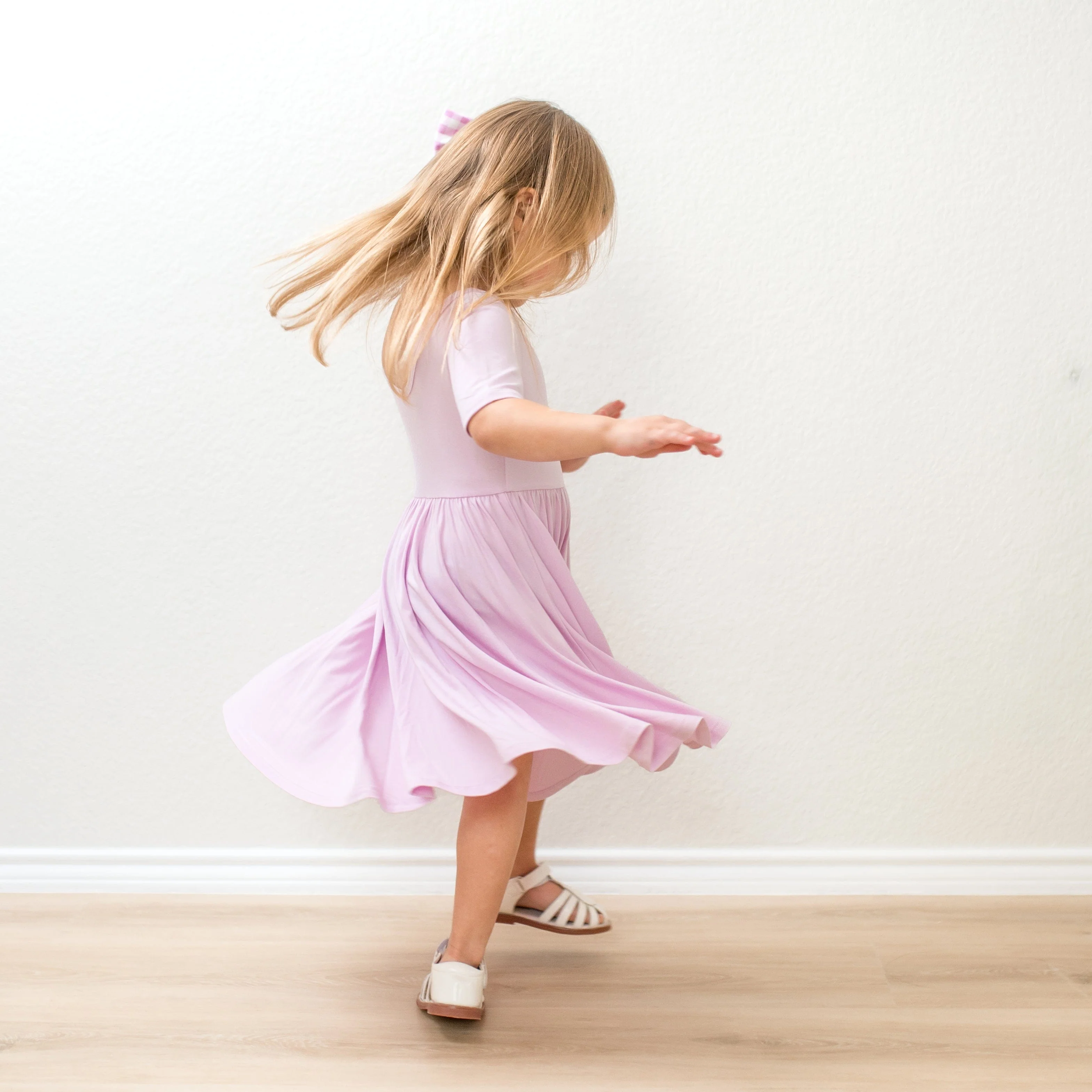 Twirl Dress in Thistle - Image 4