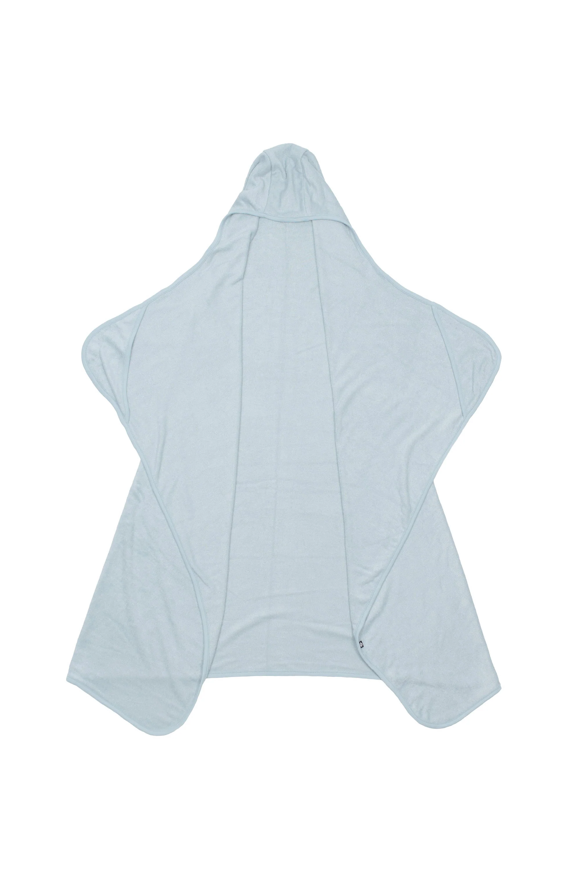 Toddler Hooded Bath Towel in Fog - Image 2
