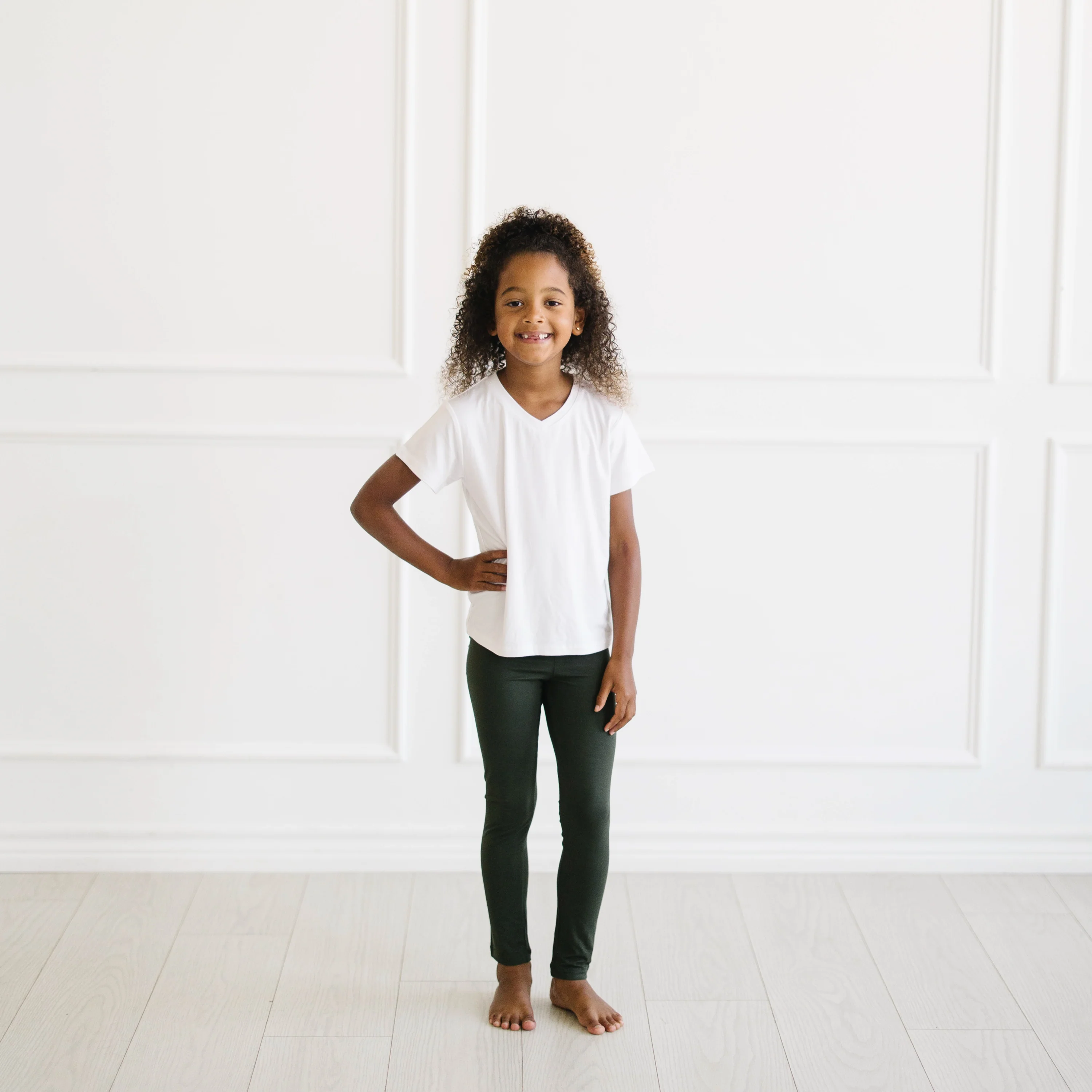 Toddler Leggings in Fir - Image 3