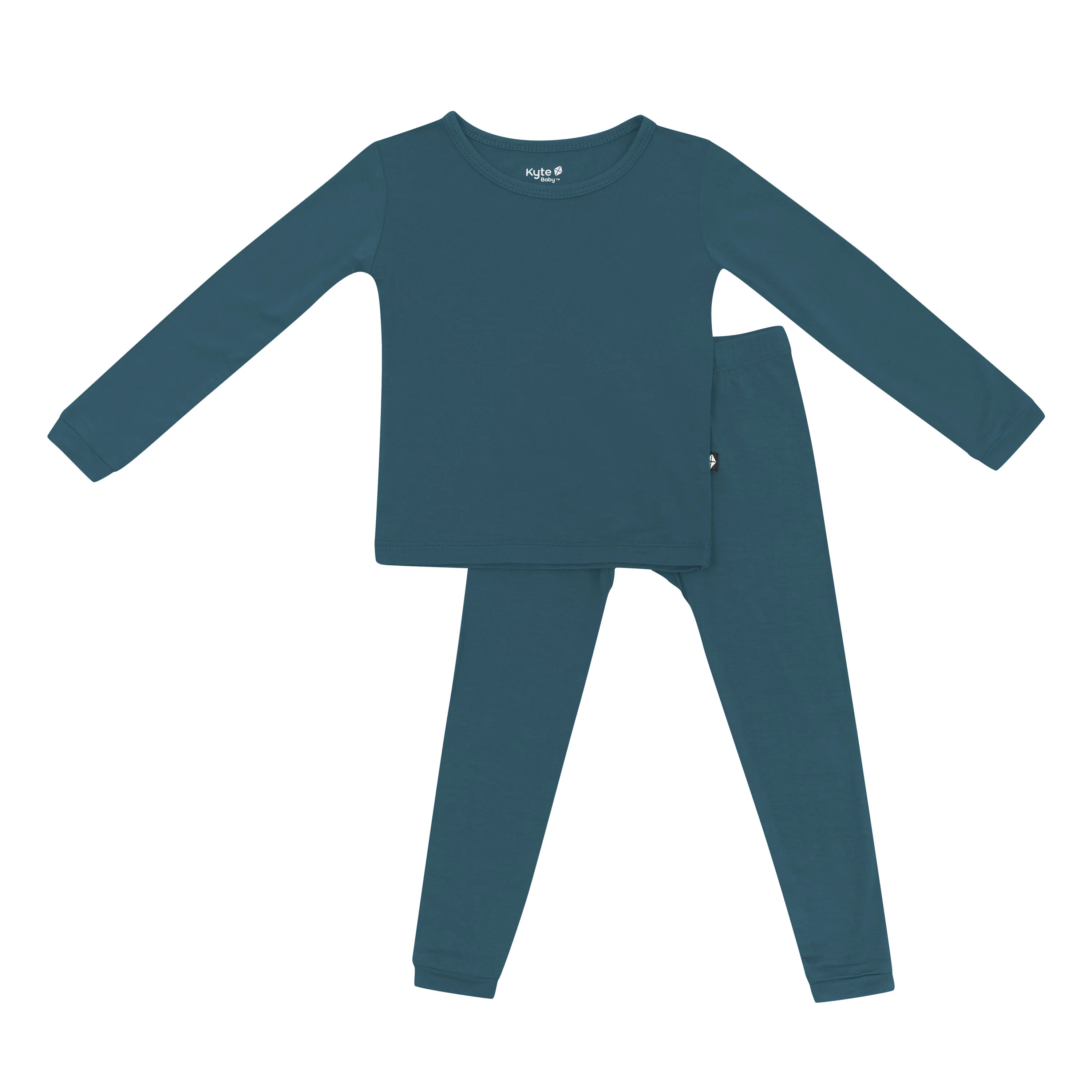 Long Sleeve Pajamas in Atlantic - Image 2