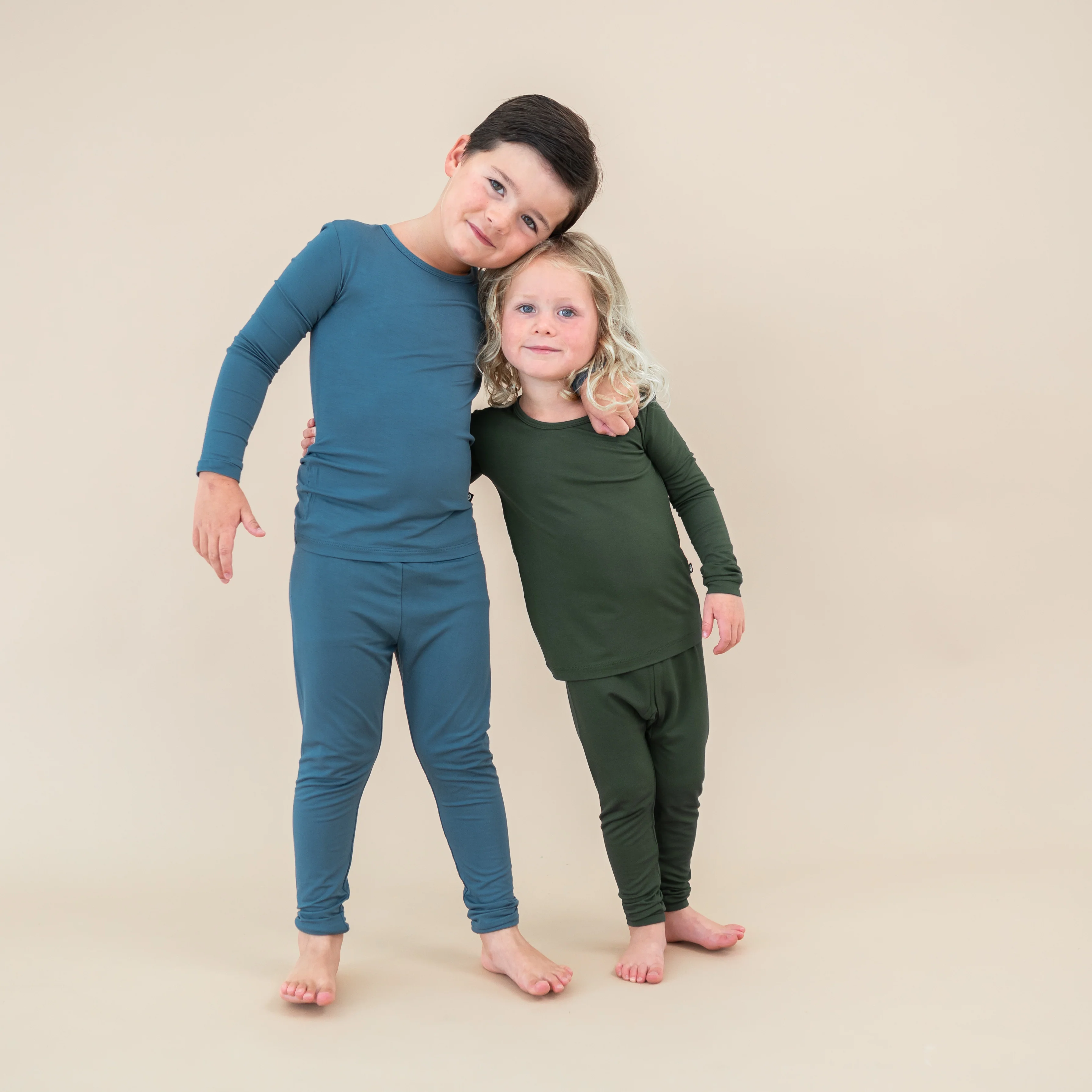 Long Sleeve Pajamas in Atlantic - Image 8