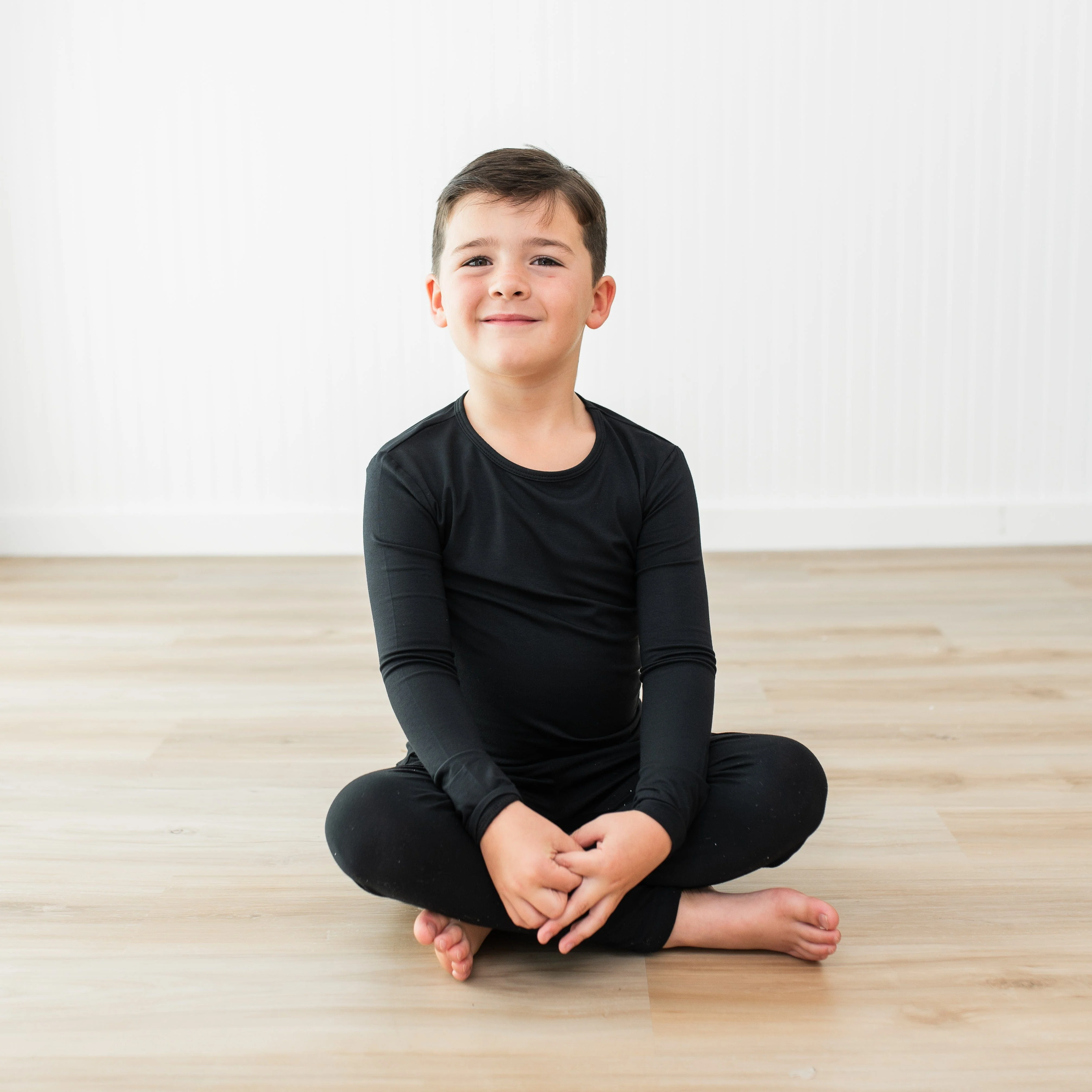 Long Sleeve Pajamas in Midnight - Image 4