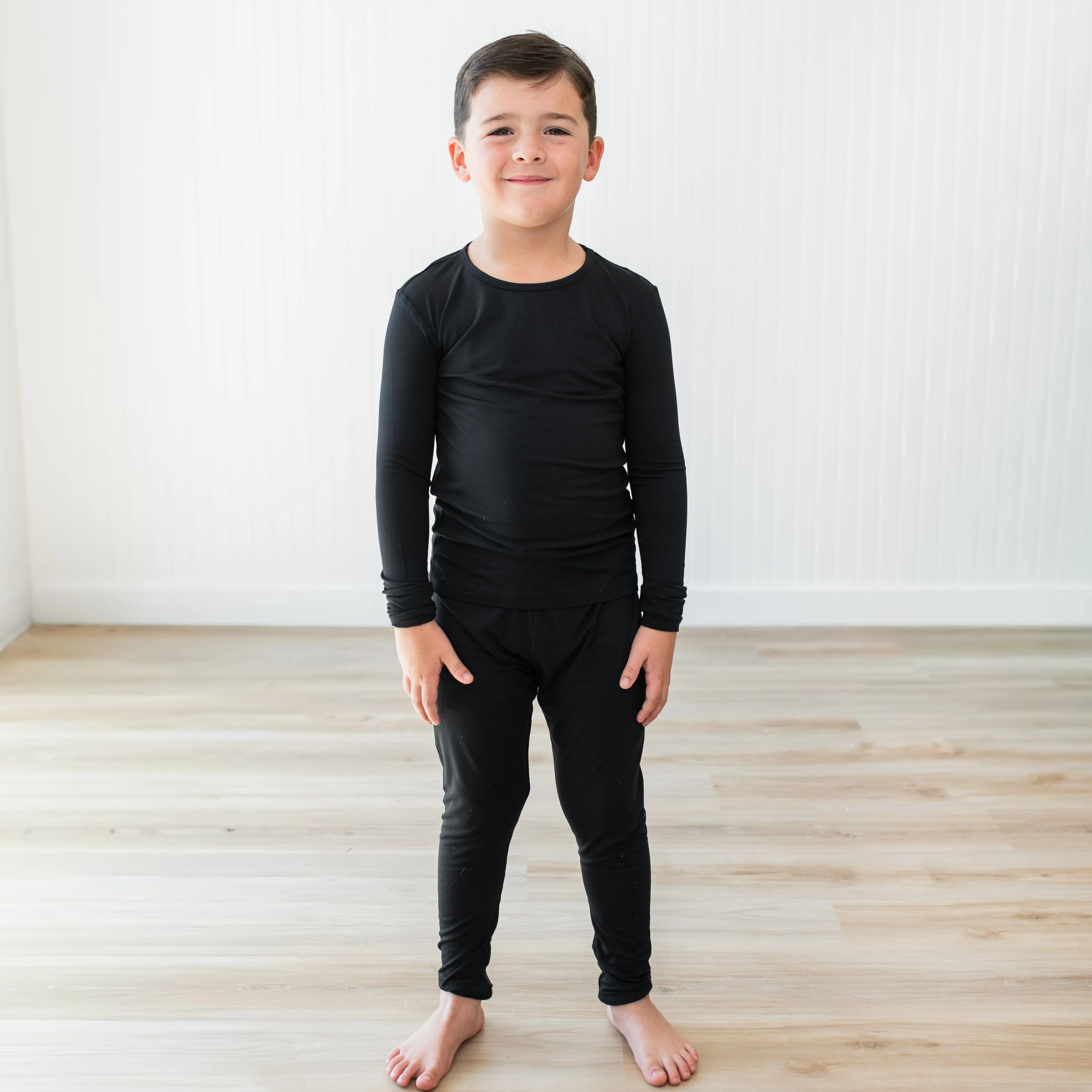 Long Sleeve Pajamas in Midnight - Image 6