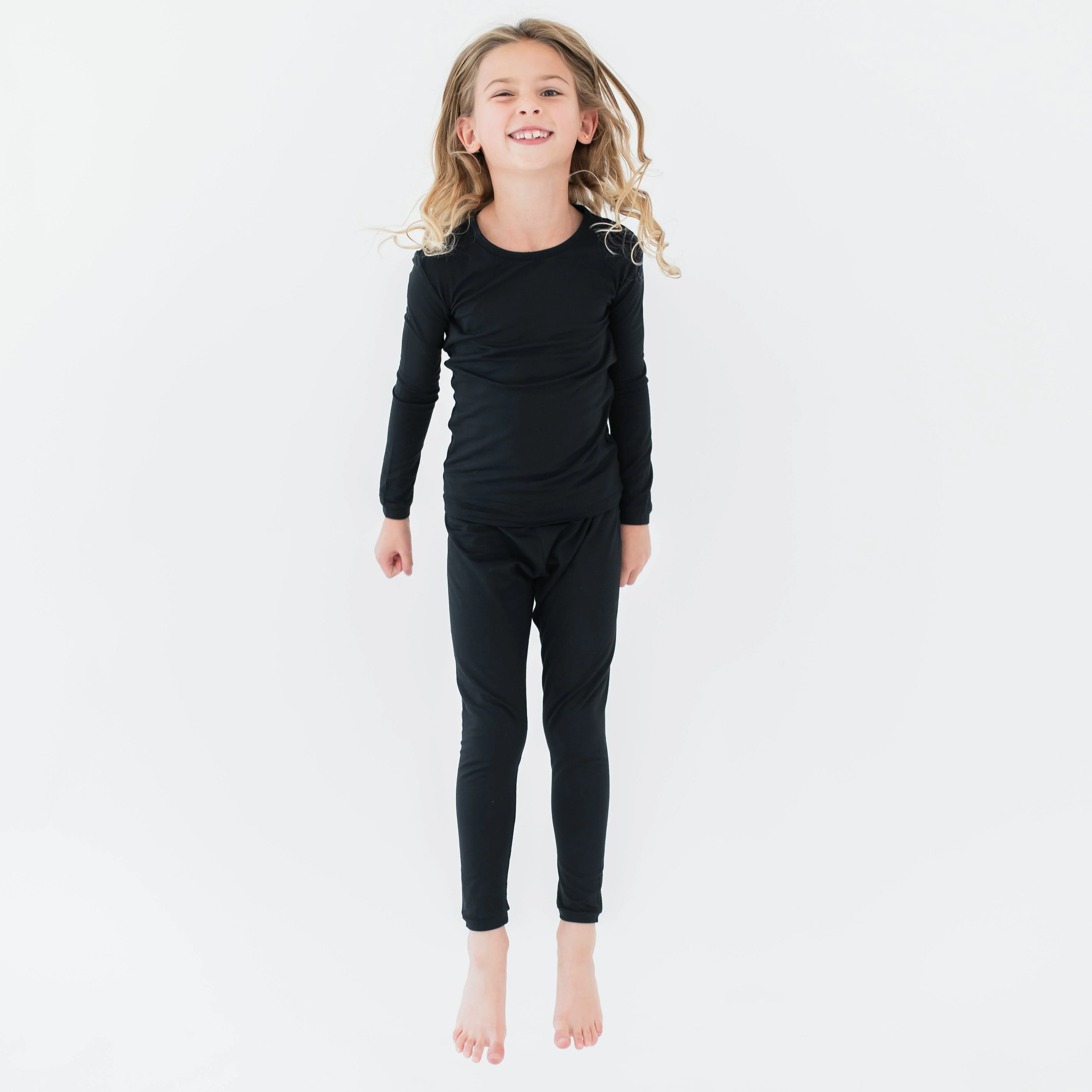 Long Sleeve Pajamas in Midnight - Image 7