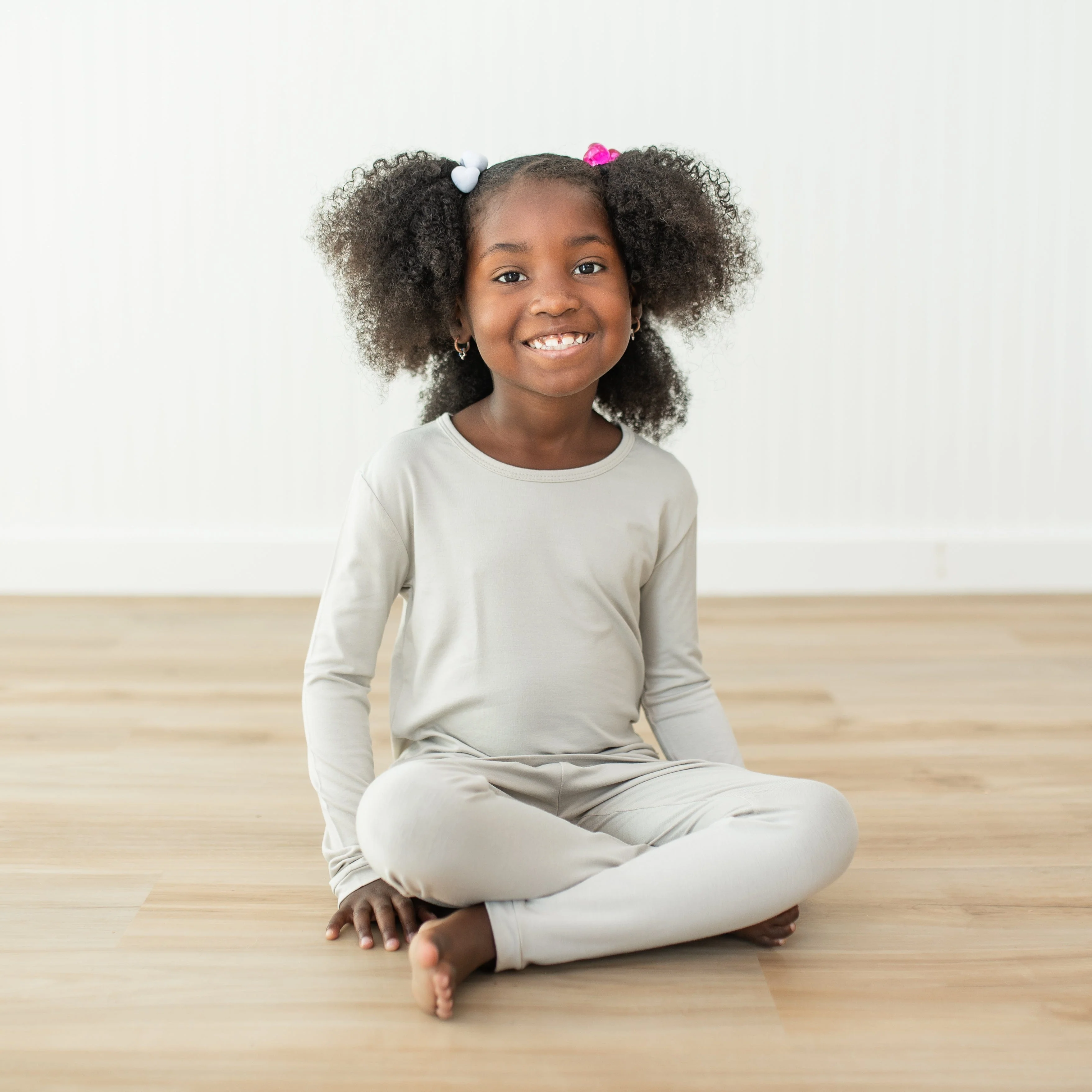 Long Sleeve Pajamas in Oat - Image 5