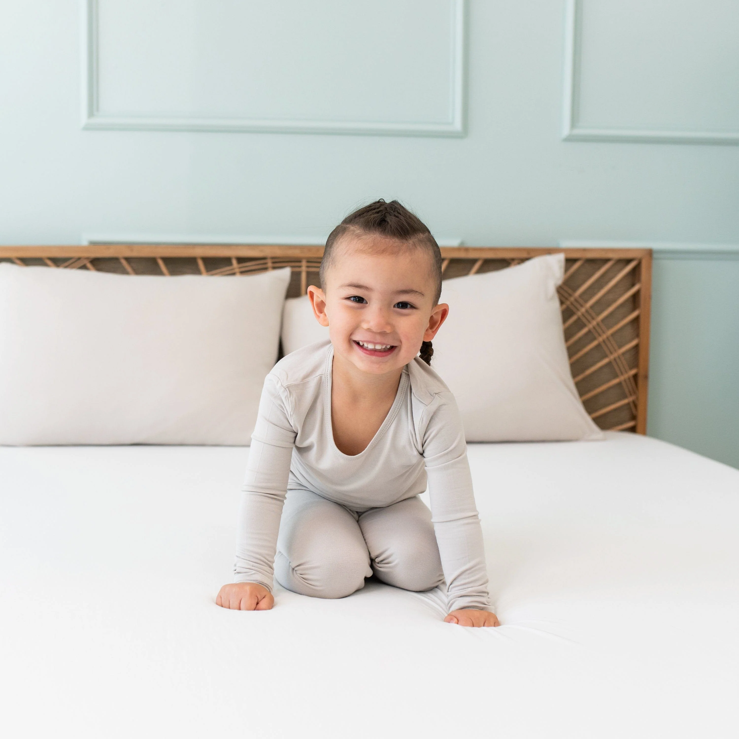 Long Sleeve Pajamas in Oat - Image 7