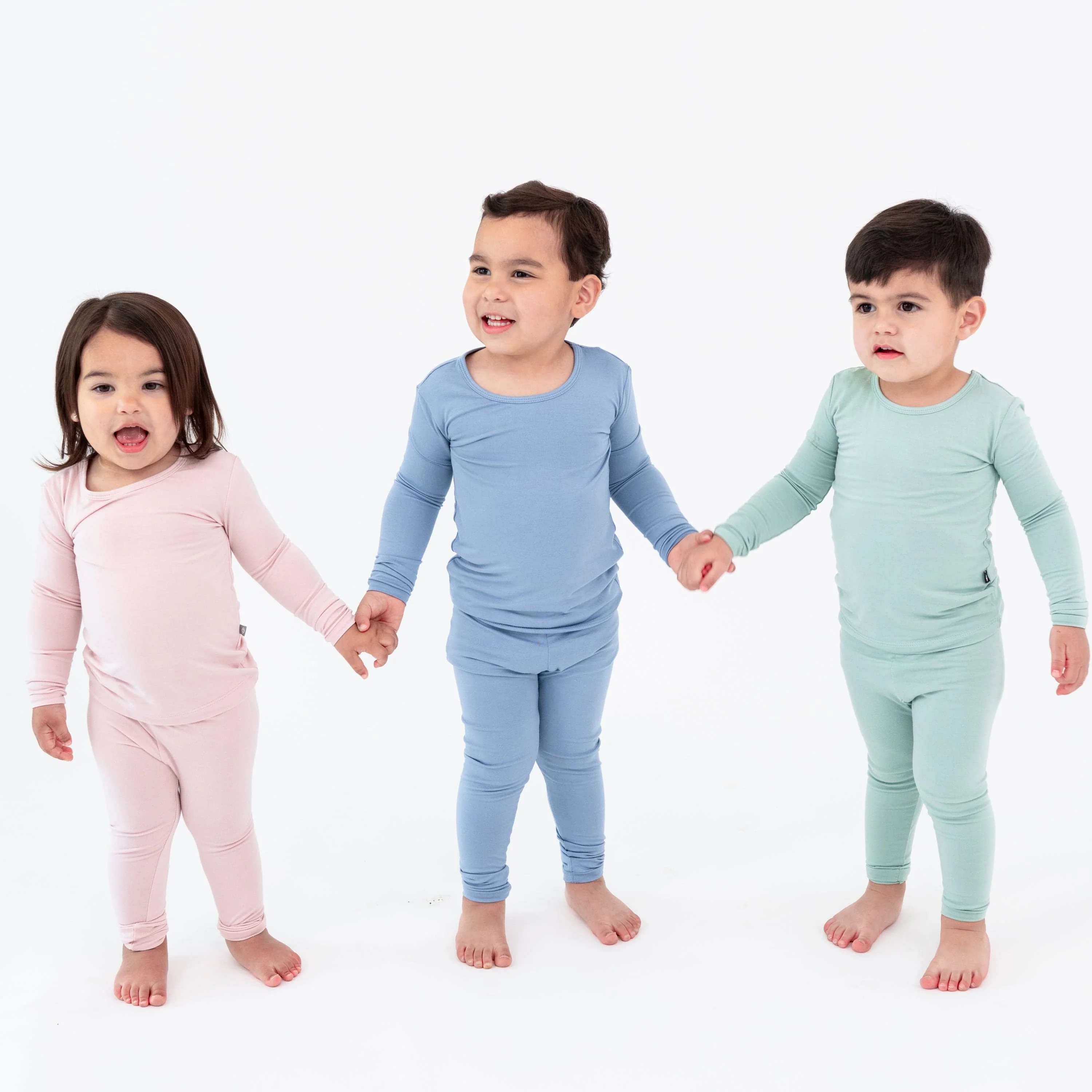 Long Sleeve Pajamas in Slate - Image 5