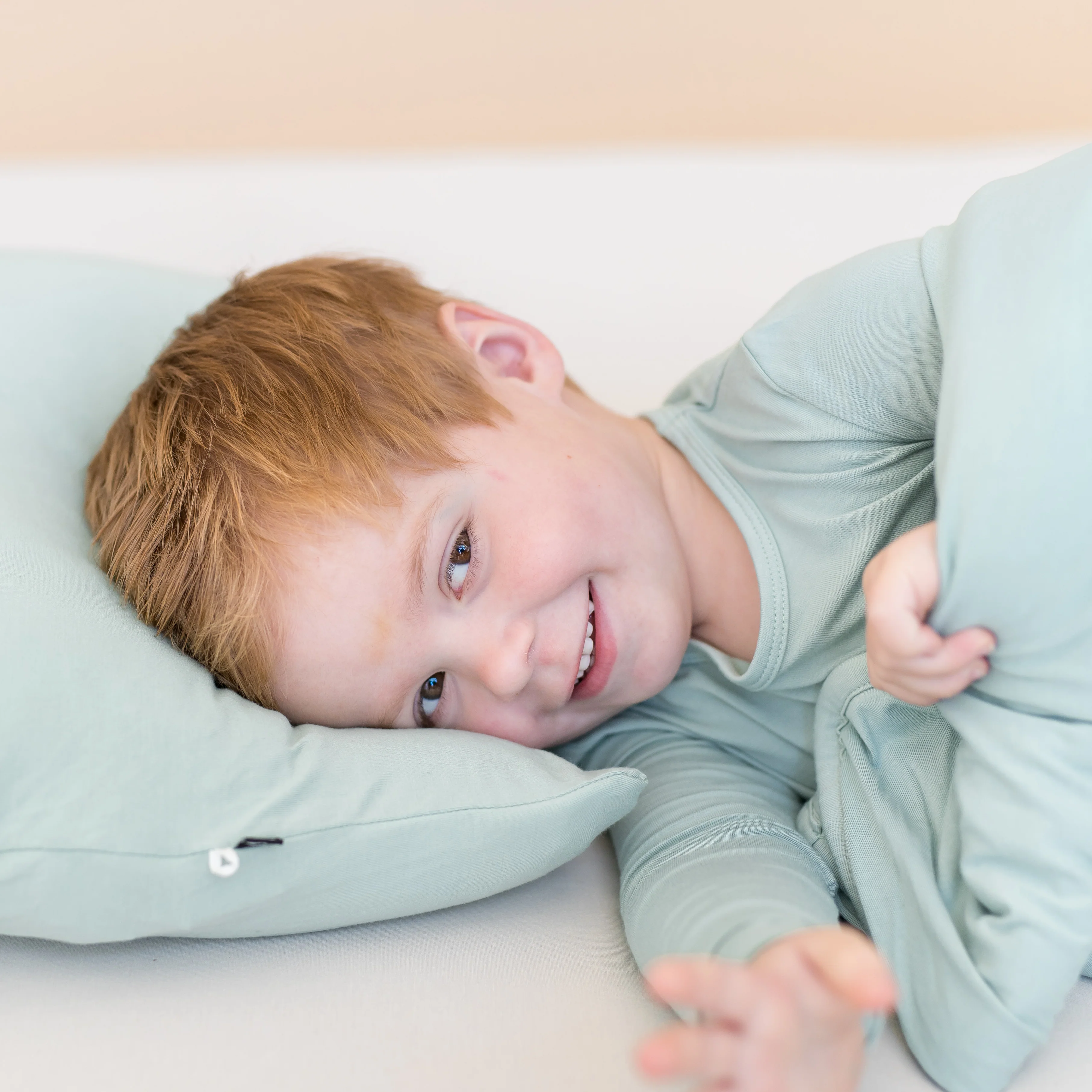 Toddler Pillowcase in Sage - Image 3