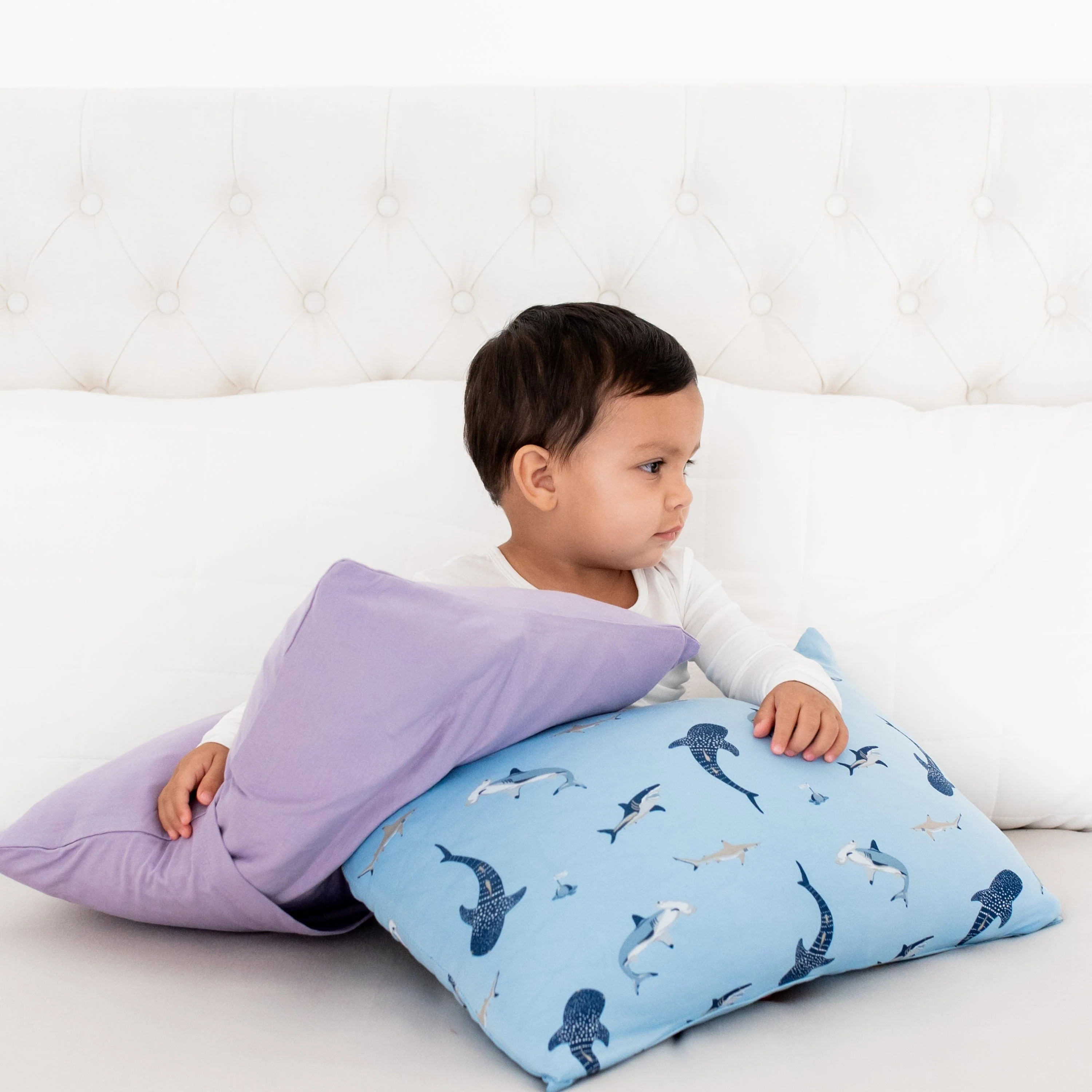 Toddler Pillowcase in Taro - Image 3