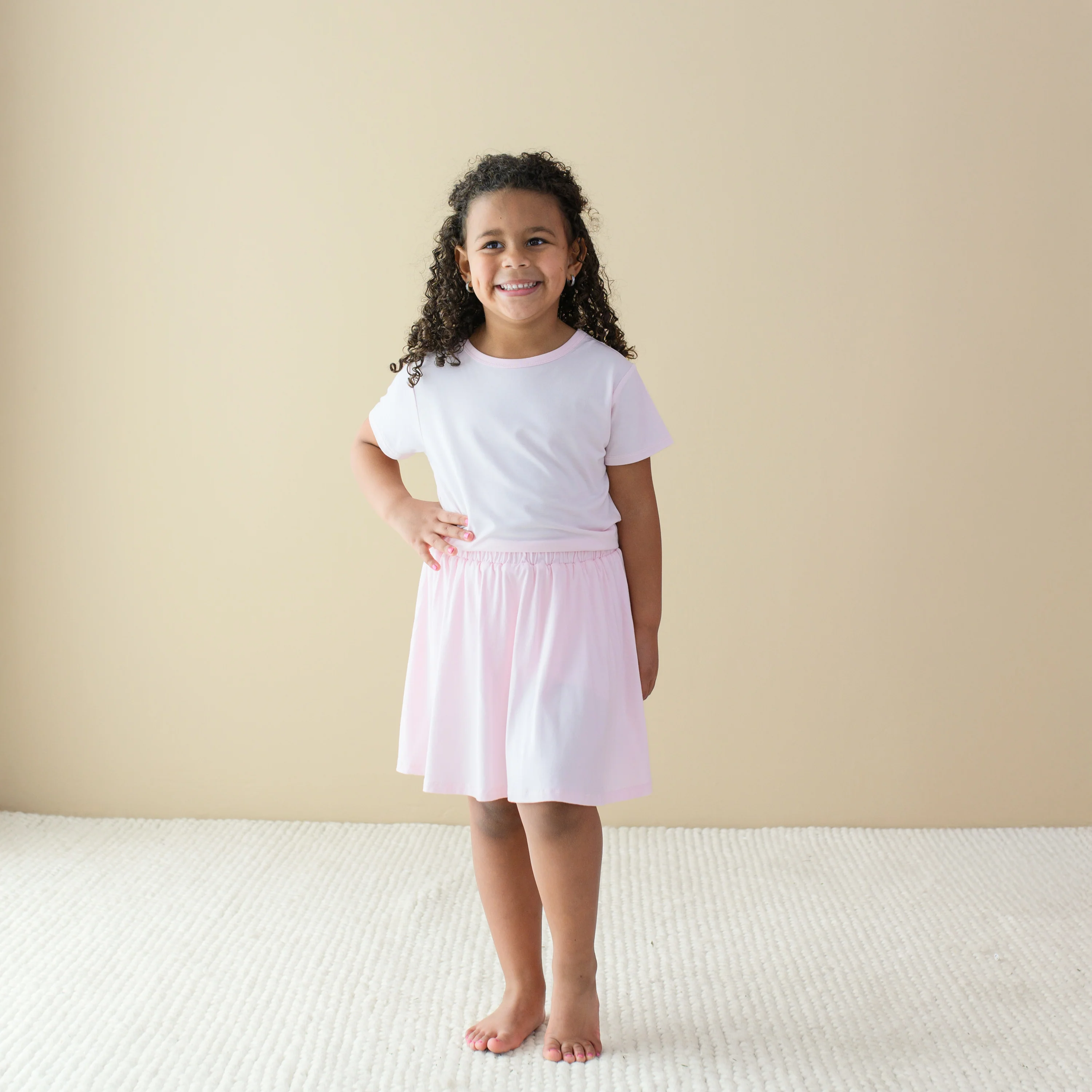 Toddler Basic Tee in Sakura - Image 4