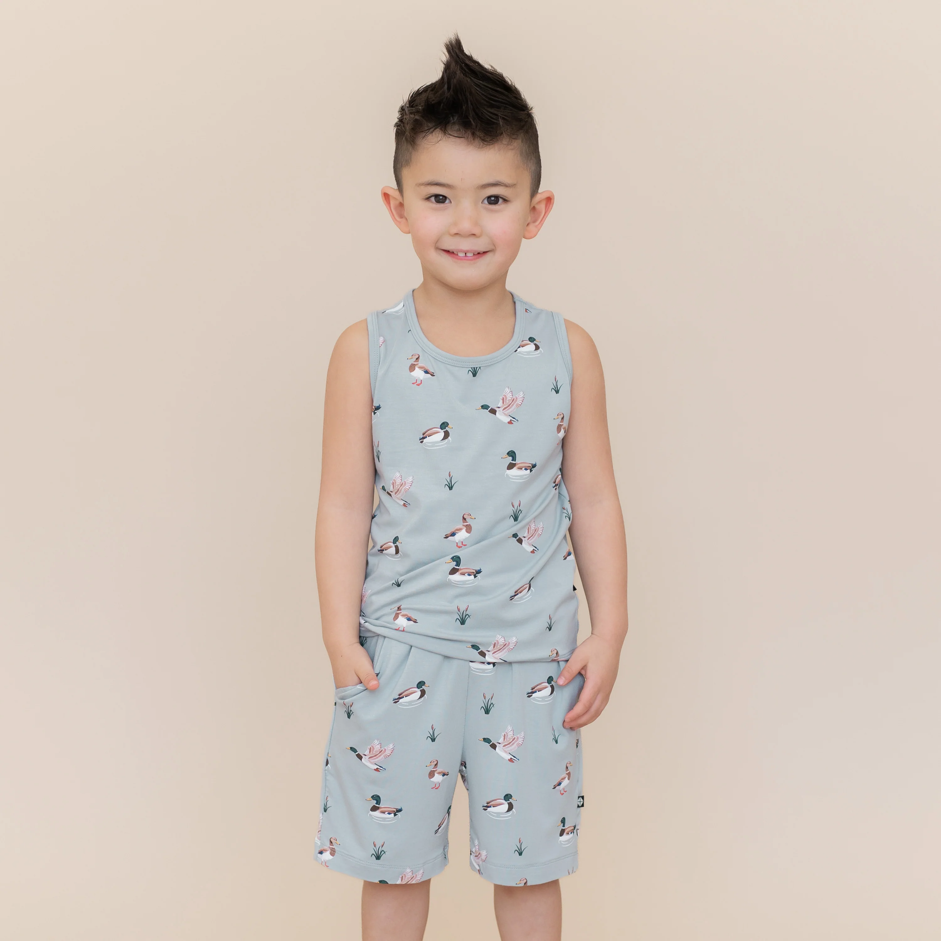 Toddler Tank Top in Mallard Duck - Image 3
