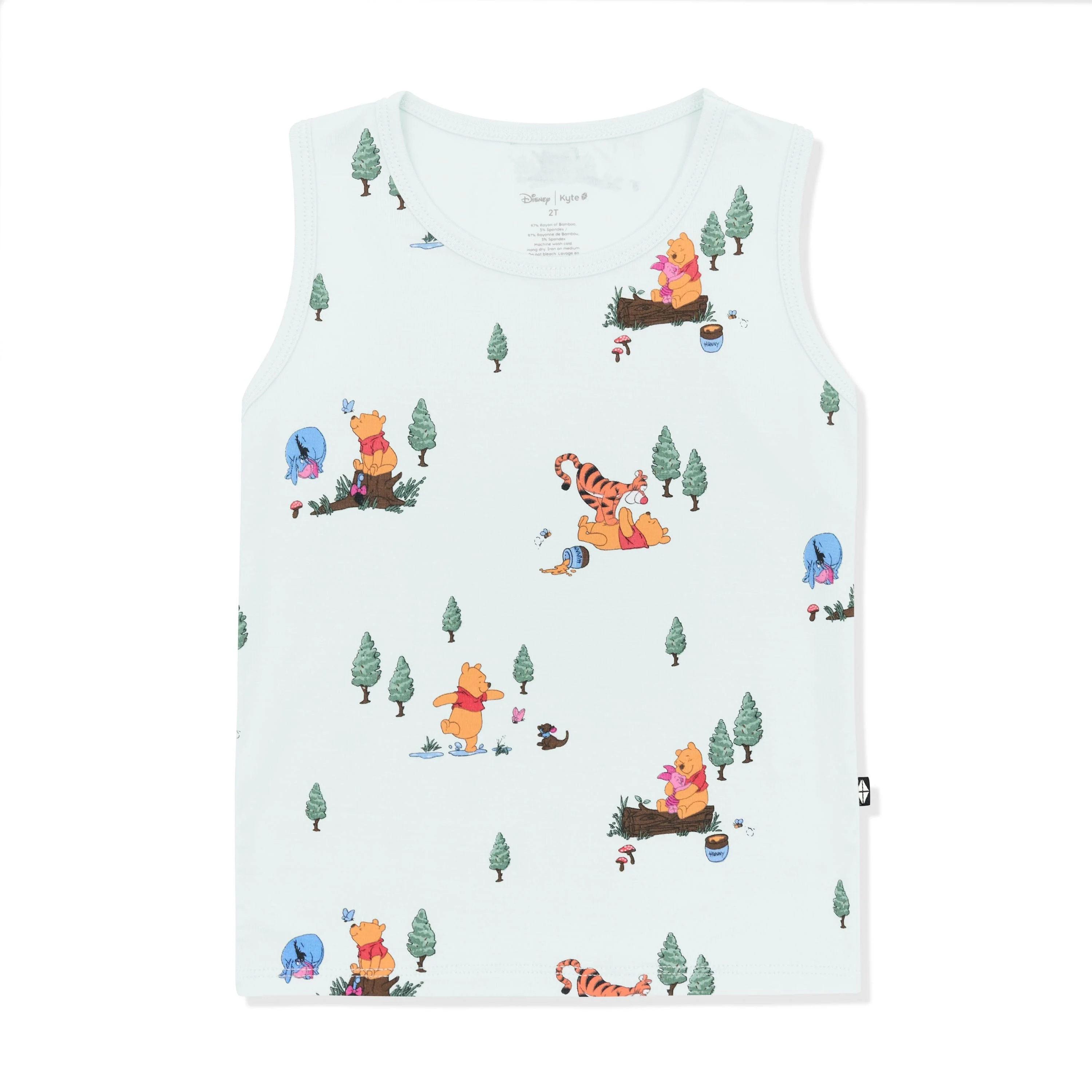 Toddler Tank Top in Winnie the Pooh Hundred Acre Wood - Image 2