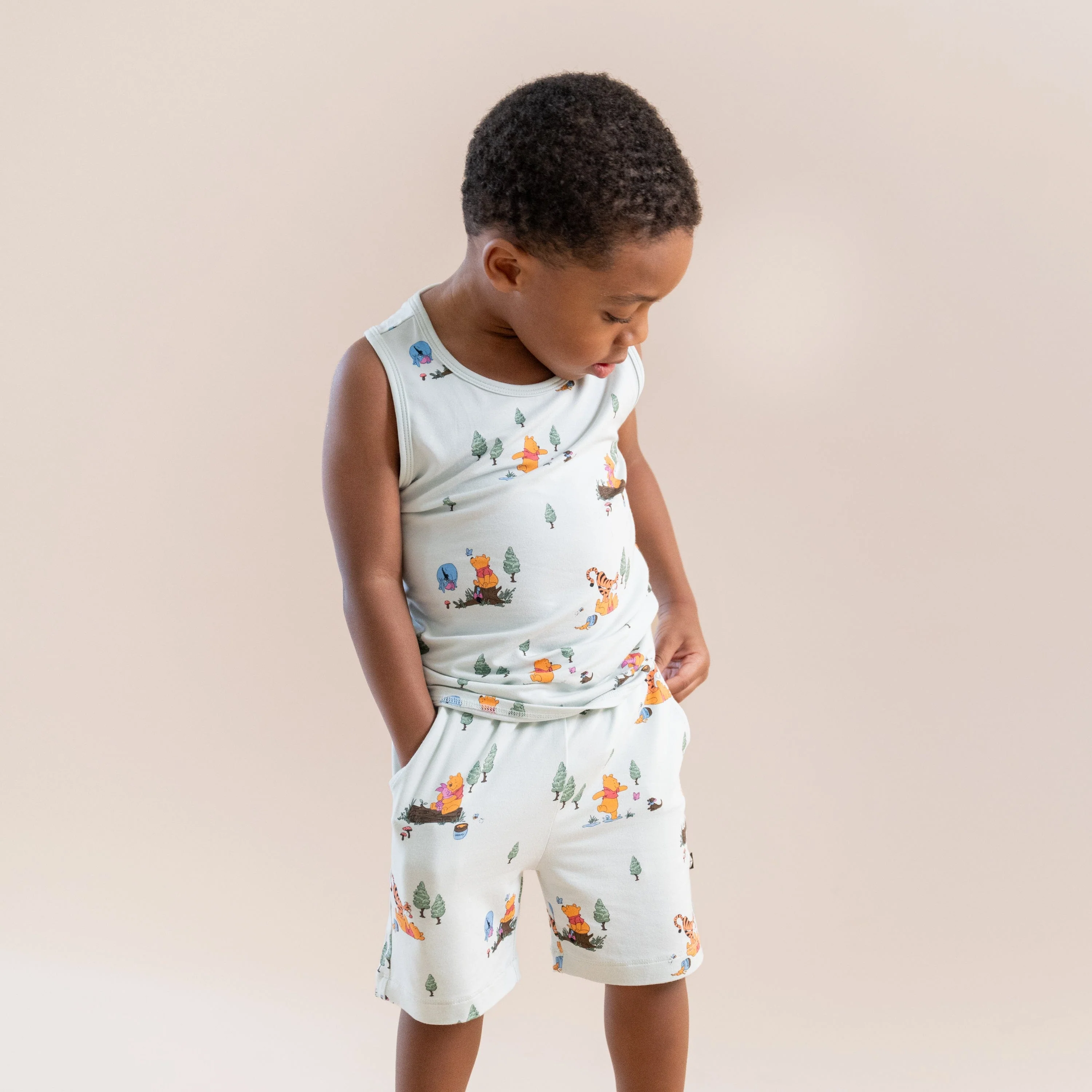 Toddler Tank Top in Winnie the Pooh Hundred Acre Wood - Image 3
