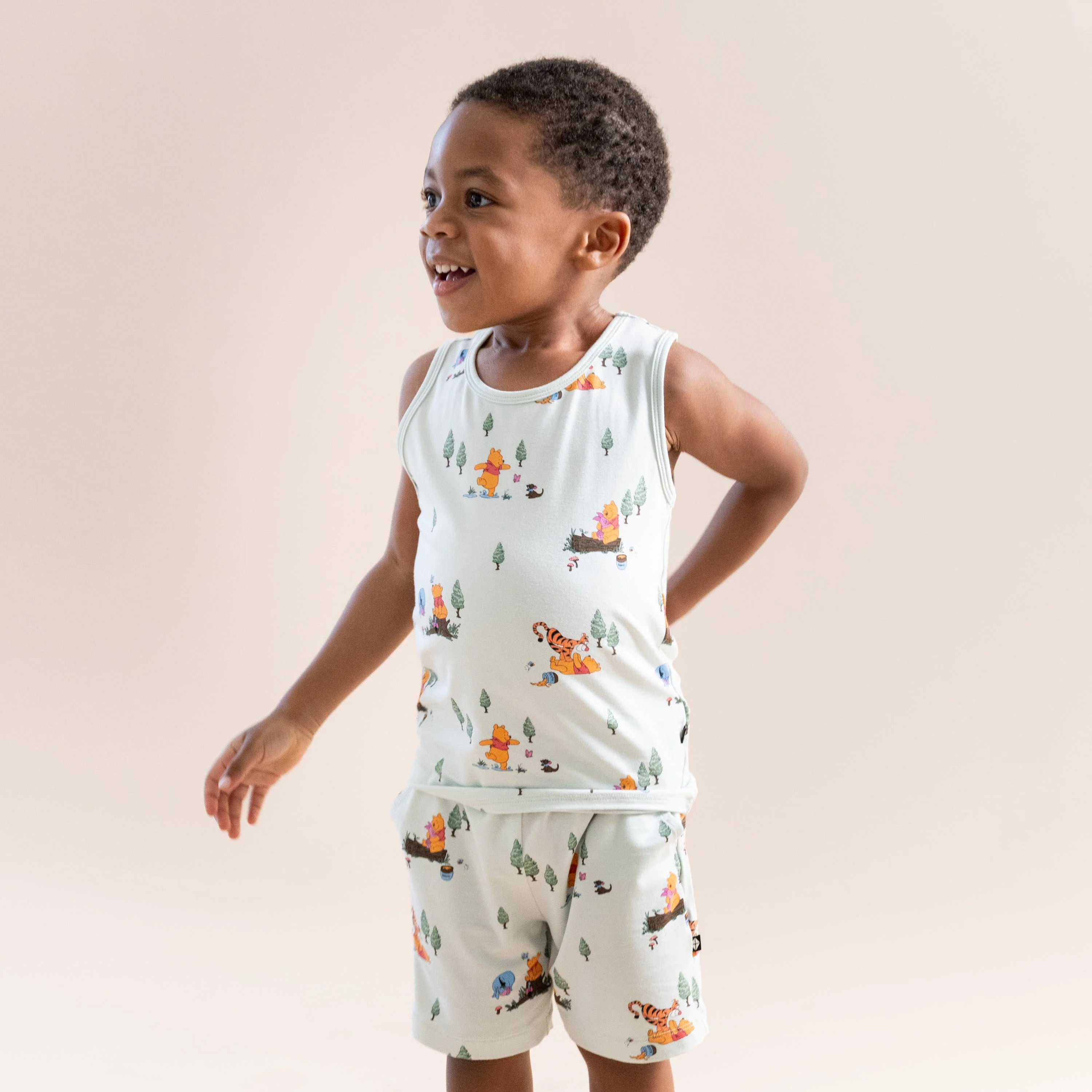Toddler Tank Top in Winnie the Pooh Hundred Acre Wood - Image 4