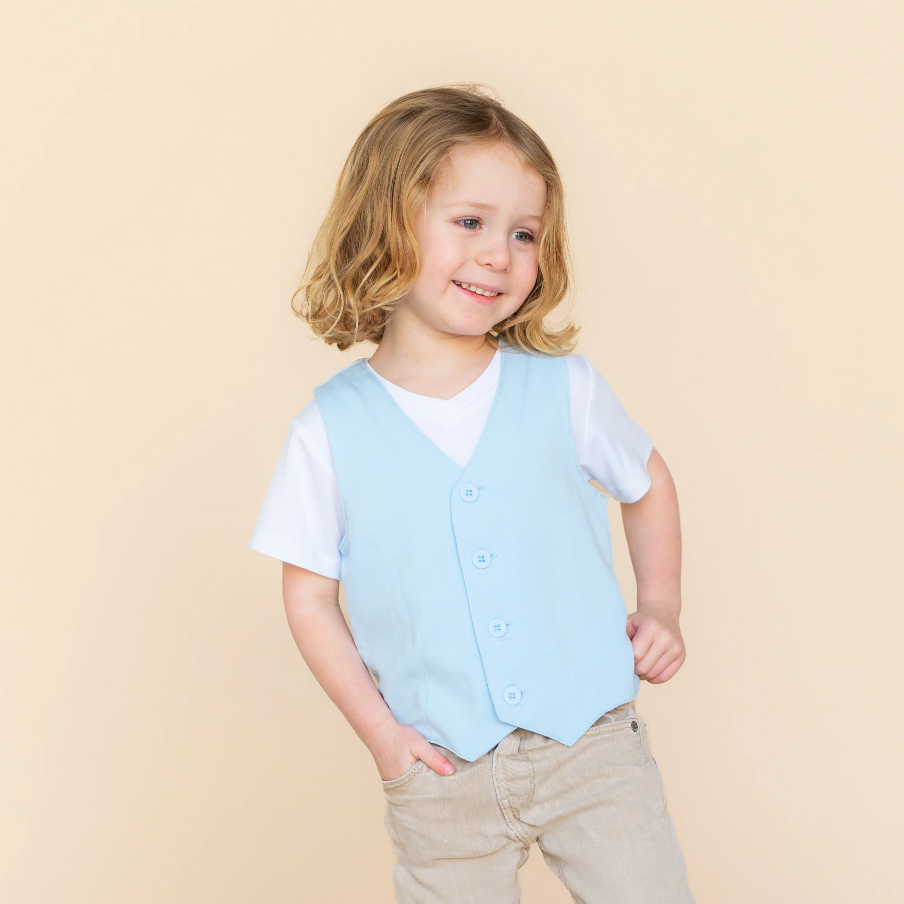 Tuxedo Vest in Breeze - Image 4