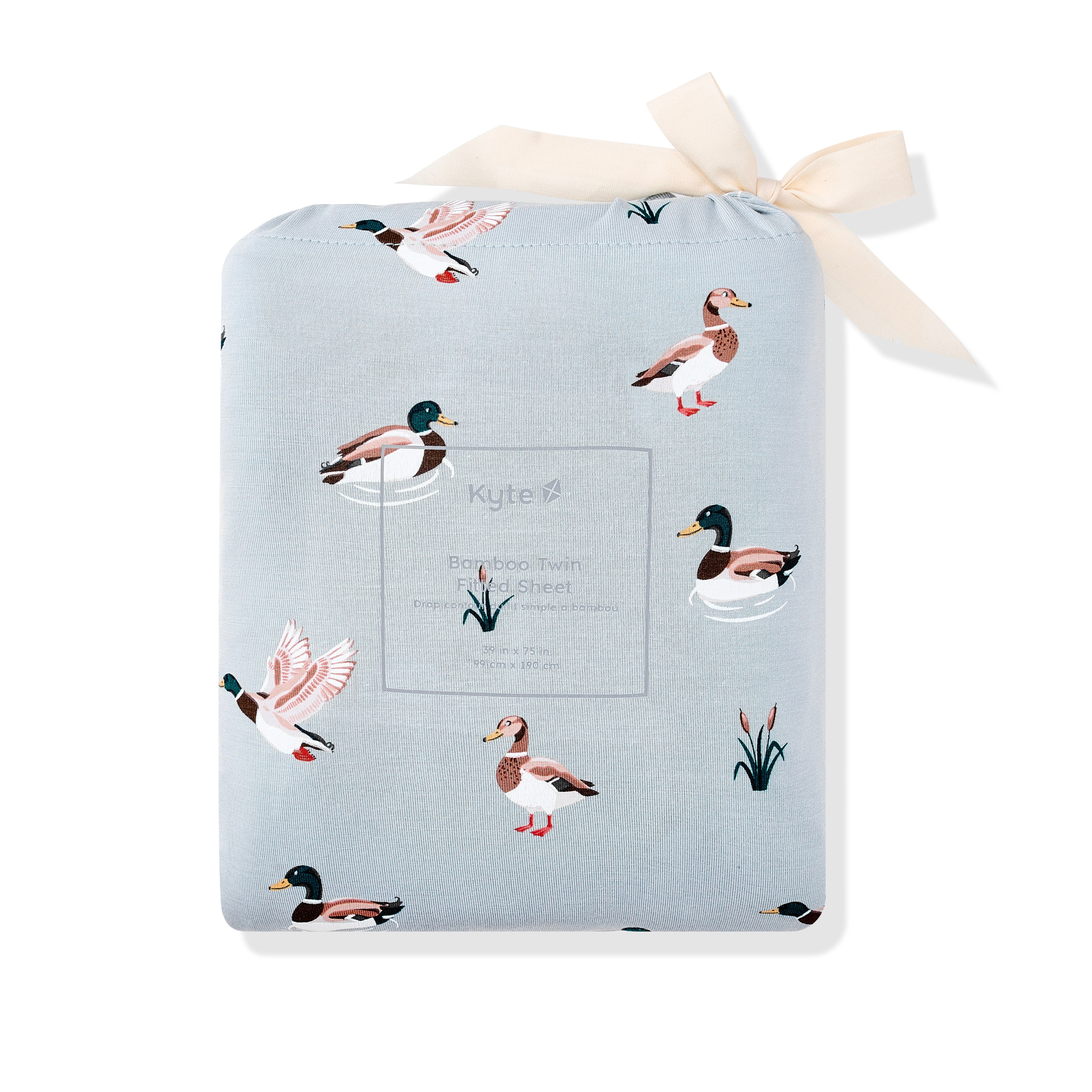 Twin Sheet in Mallard Duck - Image 3