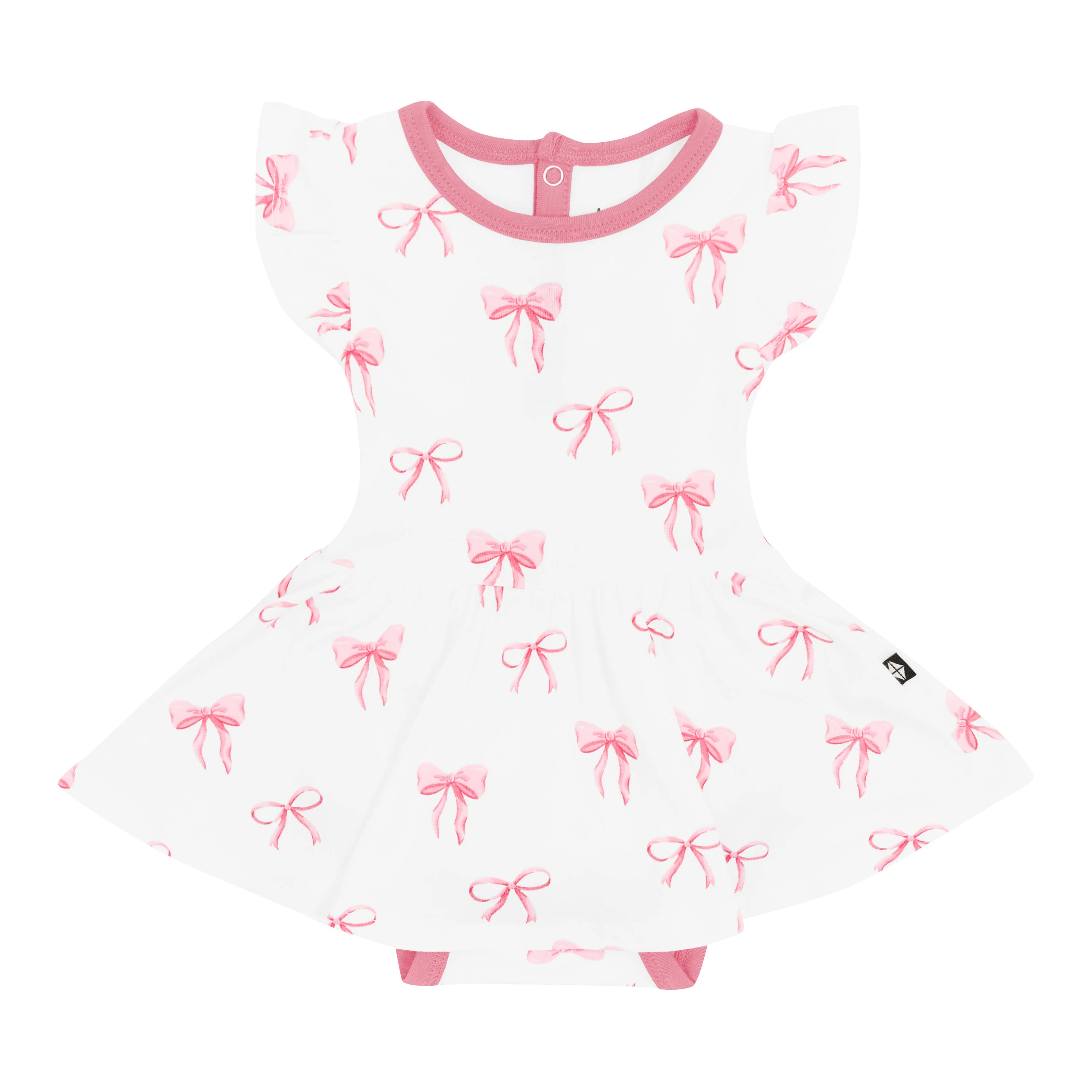 Twirl Bodysuit Dress in Bow - Image 2