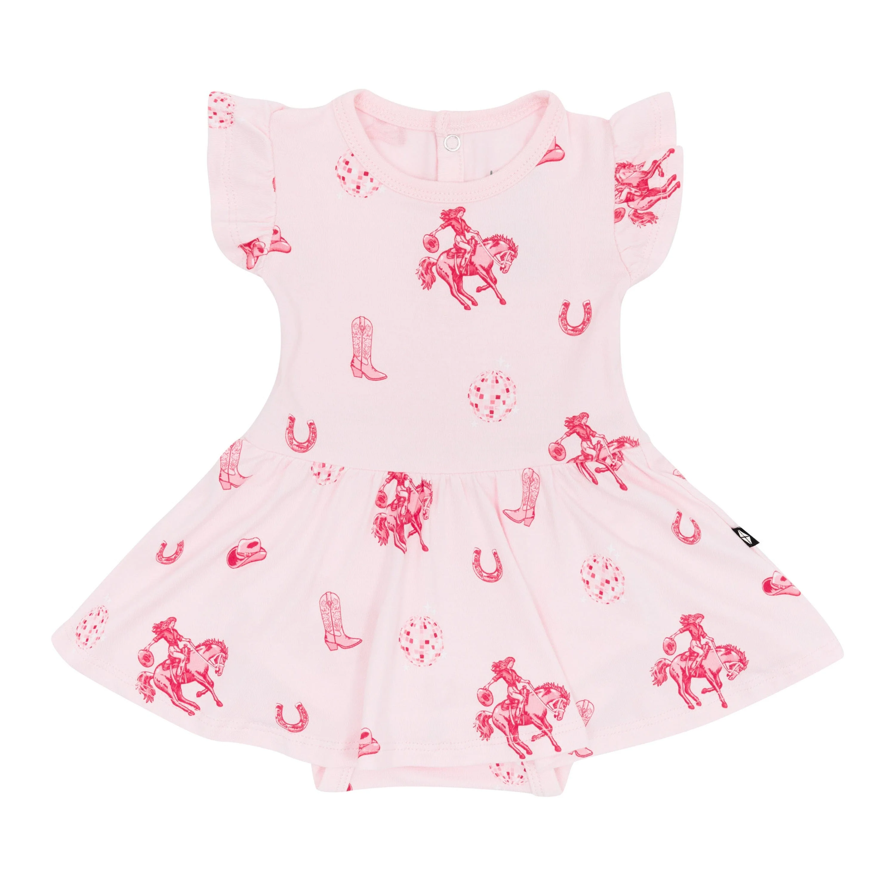 Twirl Bodysuit Dress in Disco Cowgirl - Image 2
