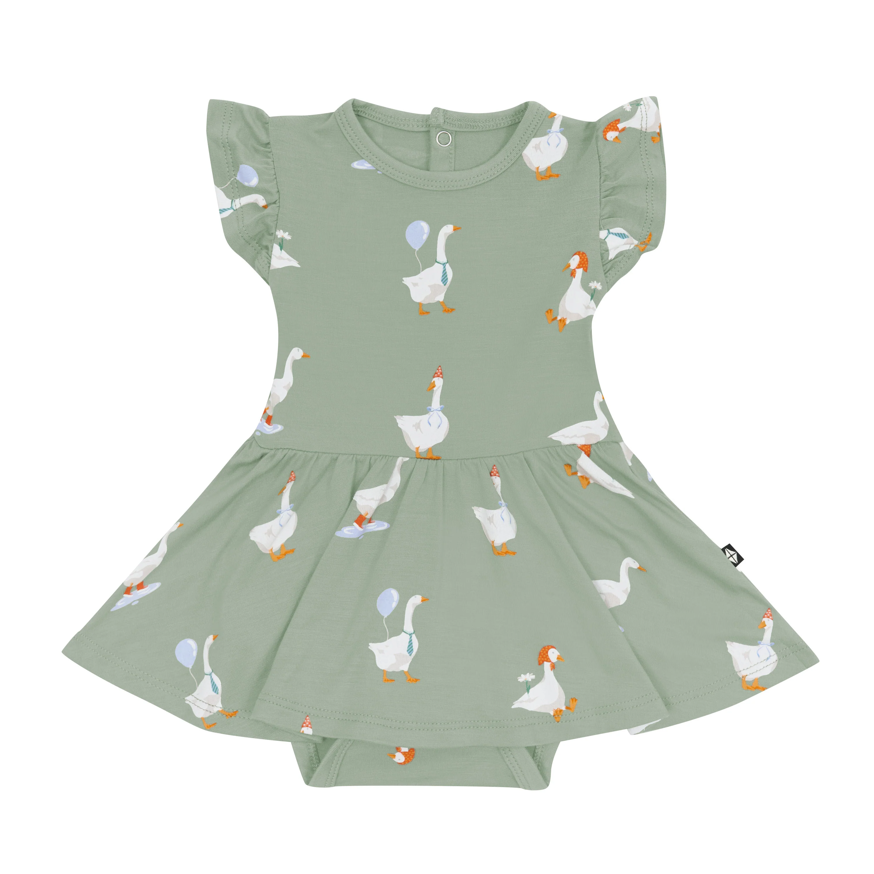 Twirl Bodysuit Dress in Silly Goose - Image 2