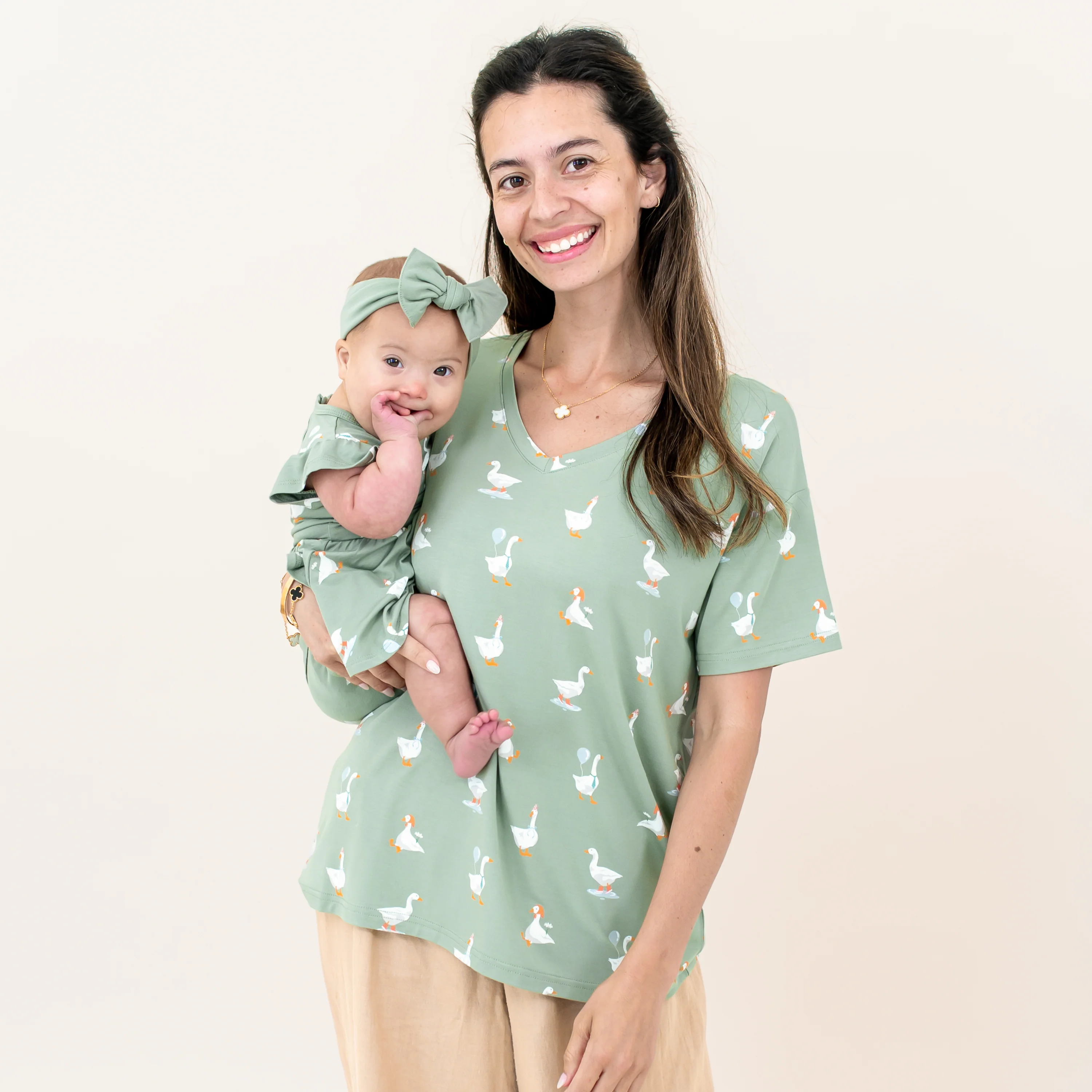 Twirl Bodysuit Dress in Silly Goose - Image 3