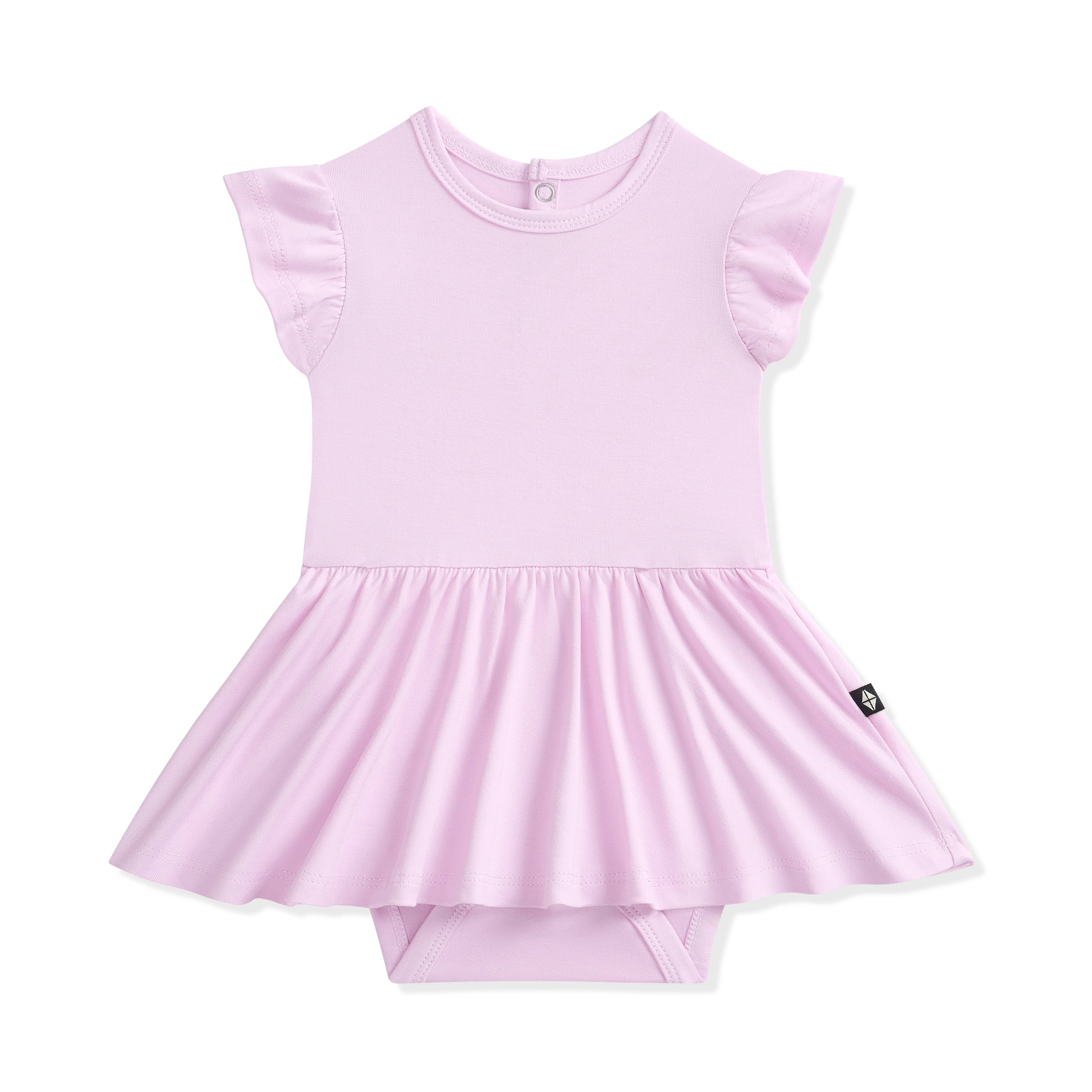 Twirl Bodysuit Dress in Thistle - Image 2