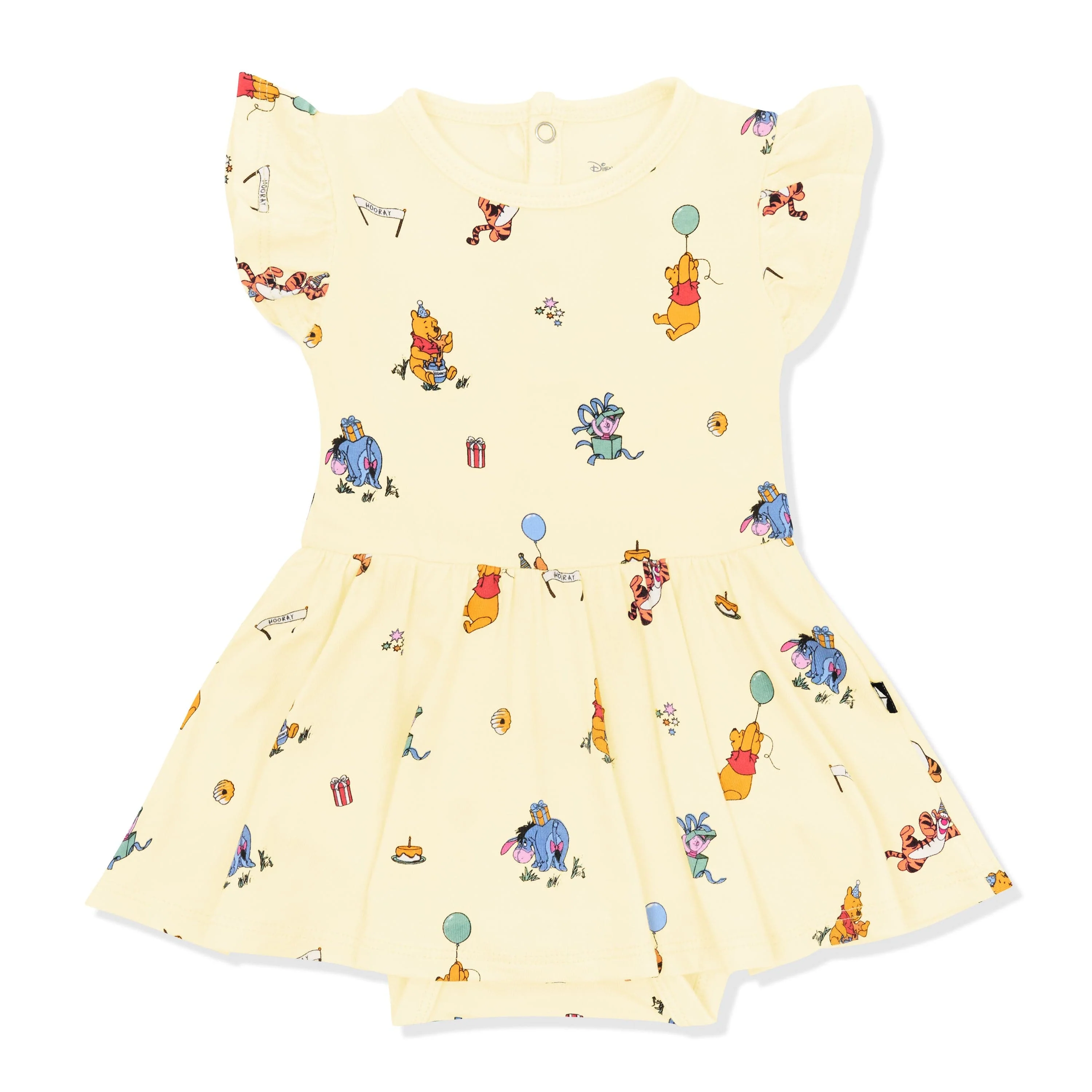 Twirl Bodysuit Dress in Winnie the Pooh Celebration - Image 2