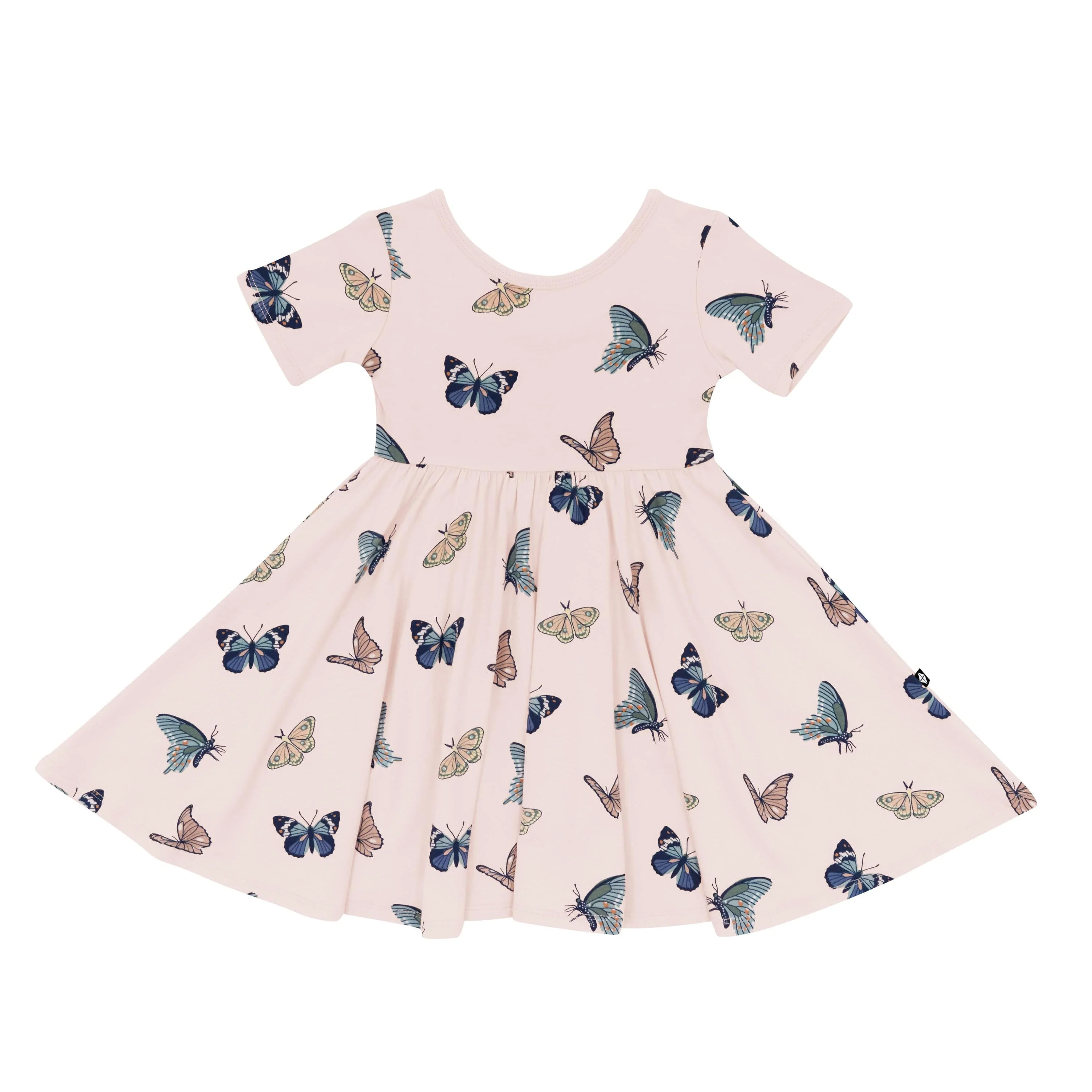 Twirl Dress in Blush Butterfly - Image 2