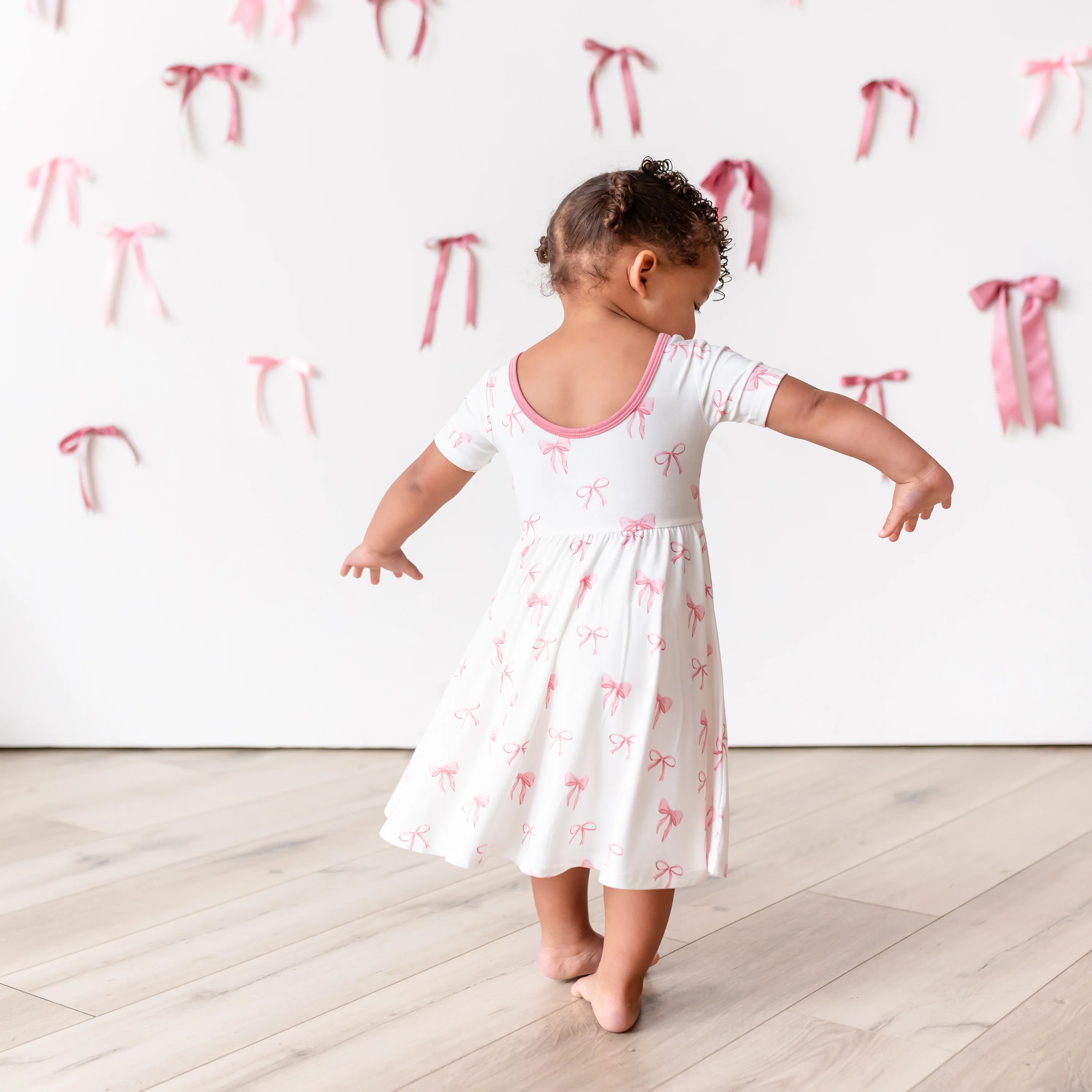 Twirl Dress in Bow - Image 3