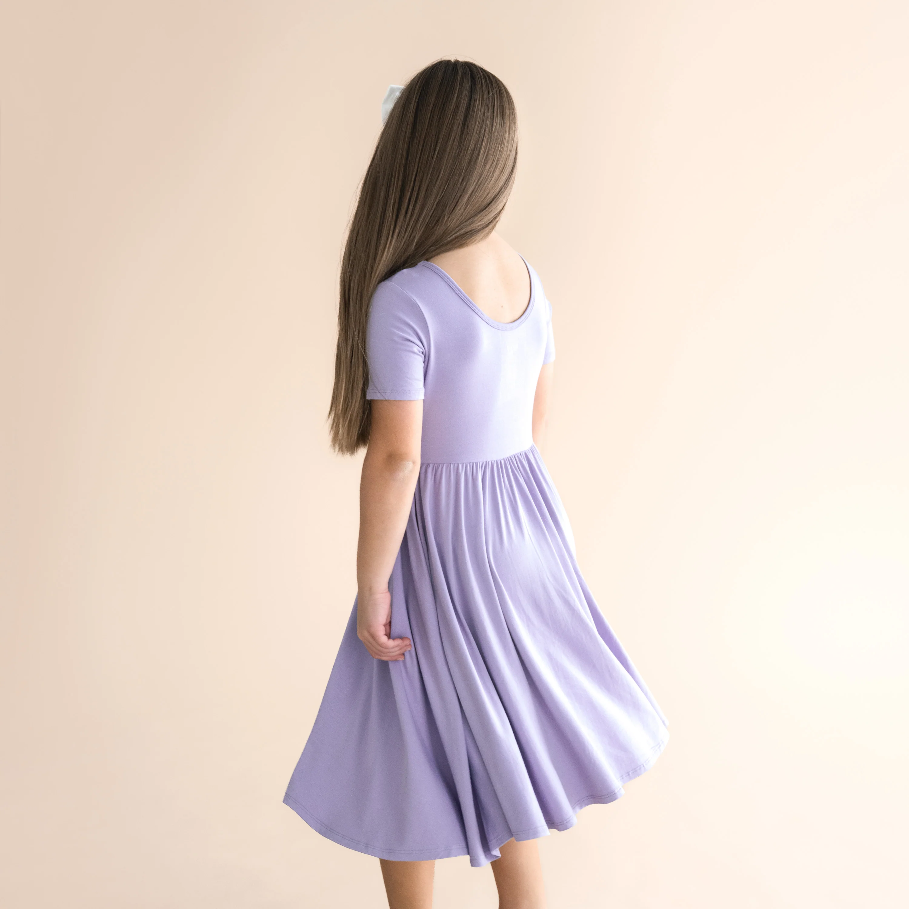 Twirl Dress in Taro - Image 3