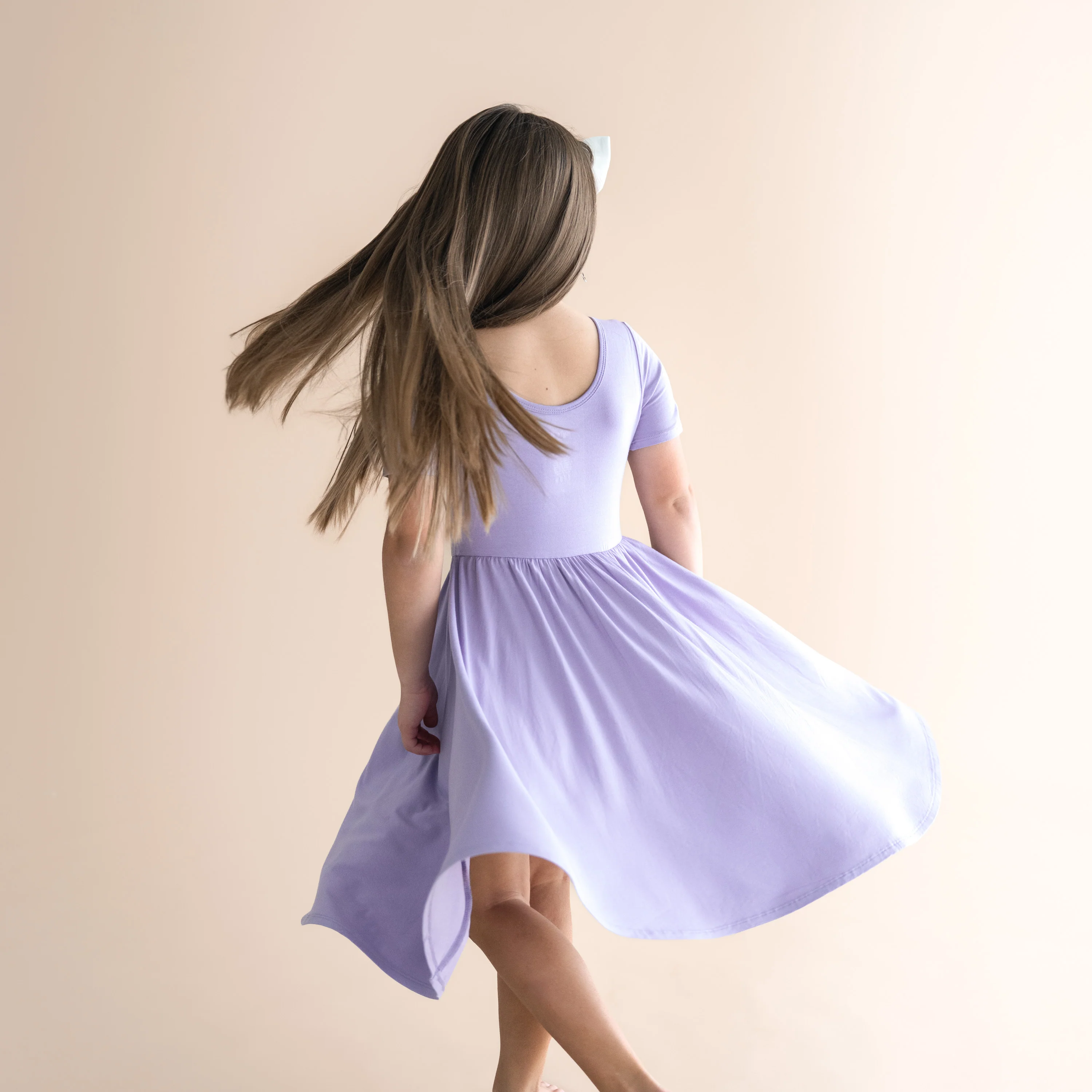 Twirl Dress in Taro - Image 4