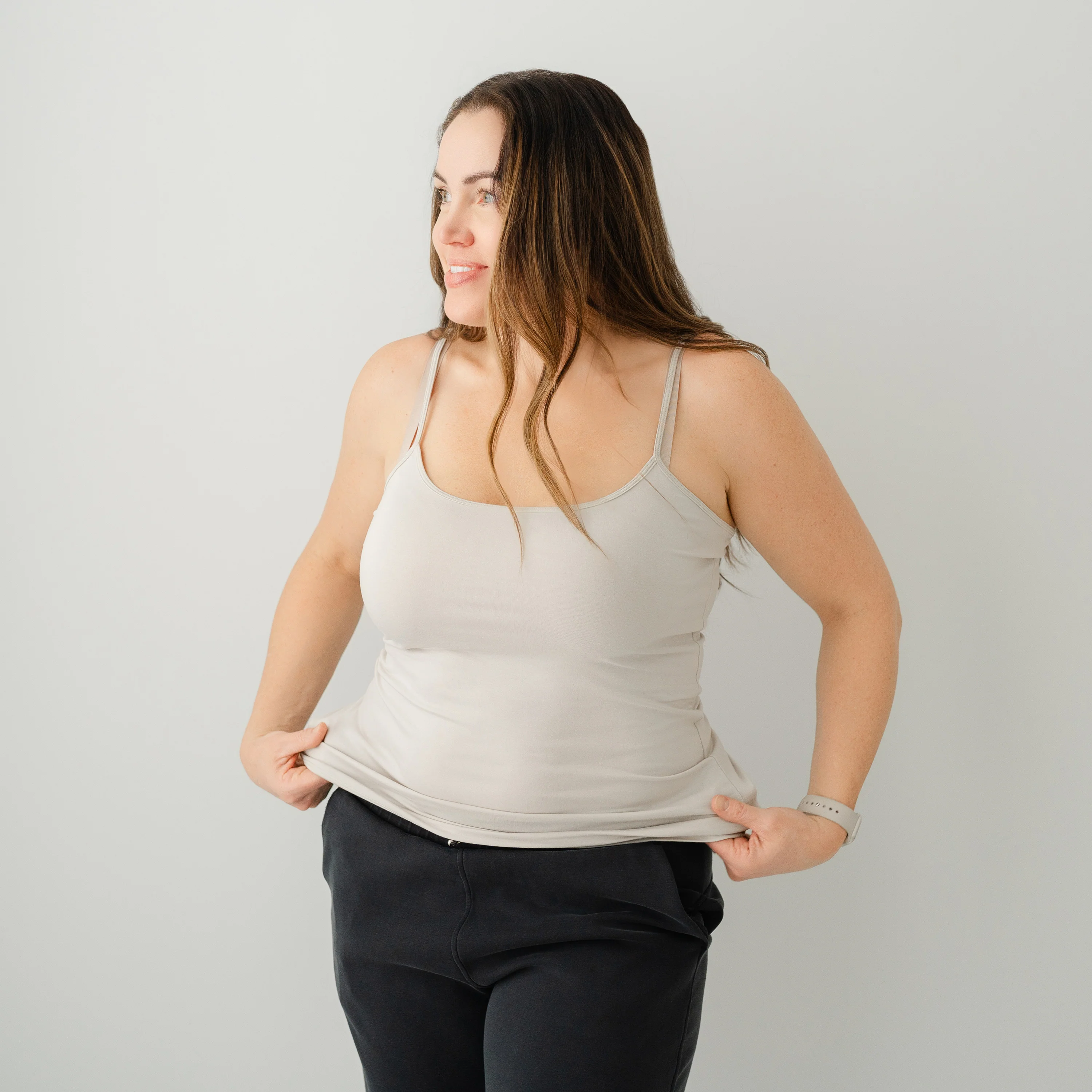 Women’s Camisole in Oat - Image 2