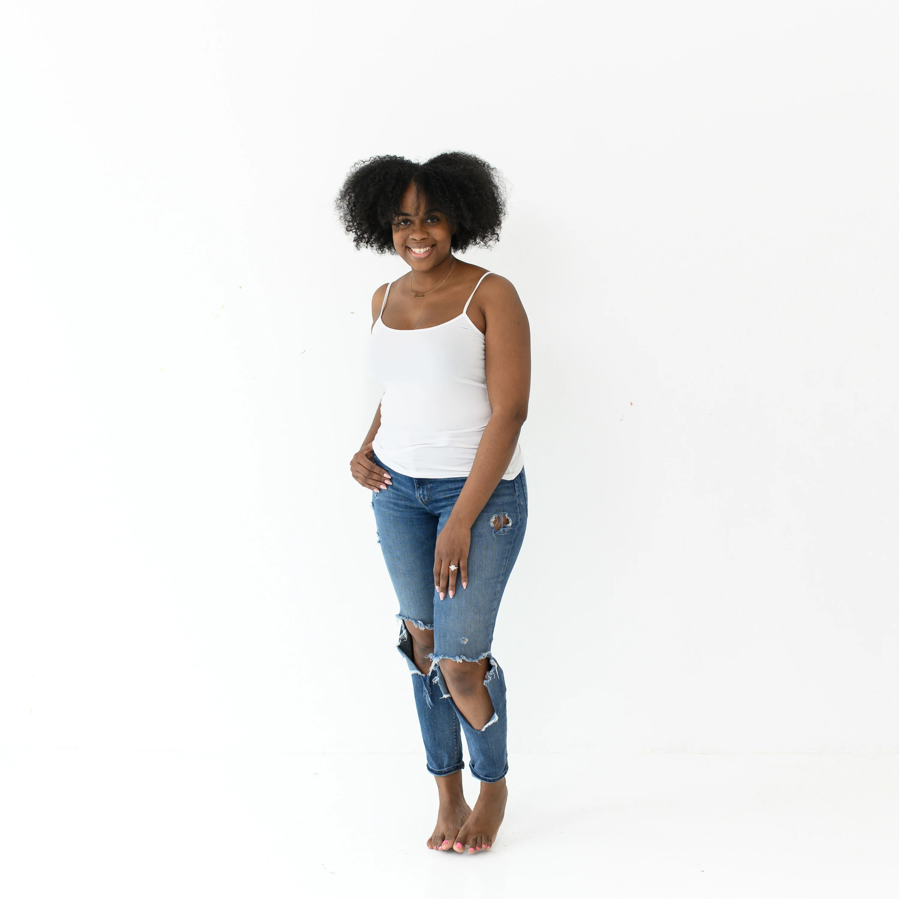 Women’s Camisole in Snow - Image 3