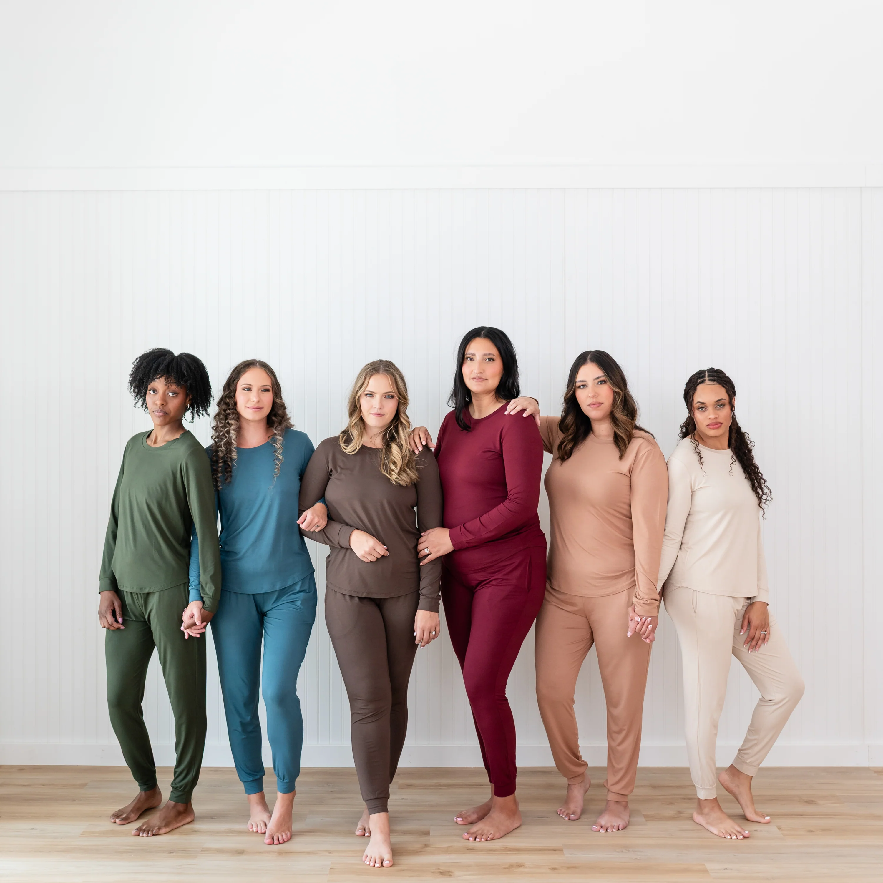 Women's Jogger Pajama Set in Fir - Image 5