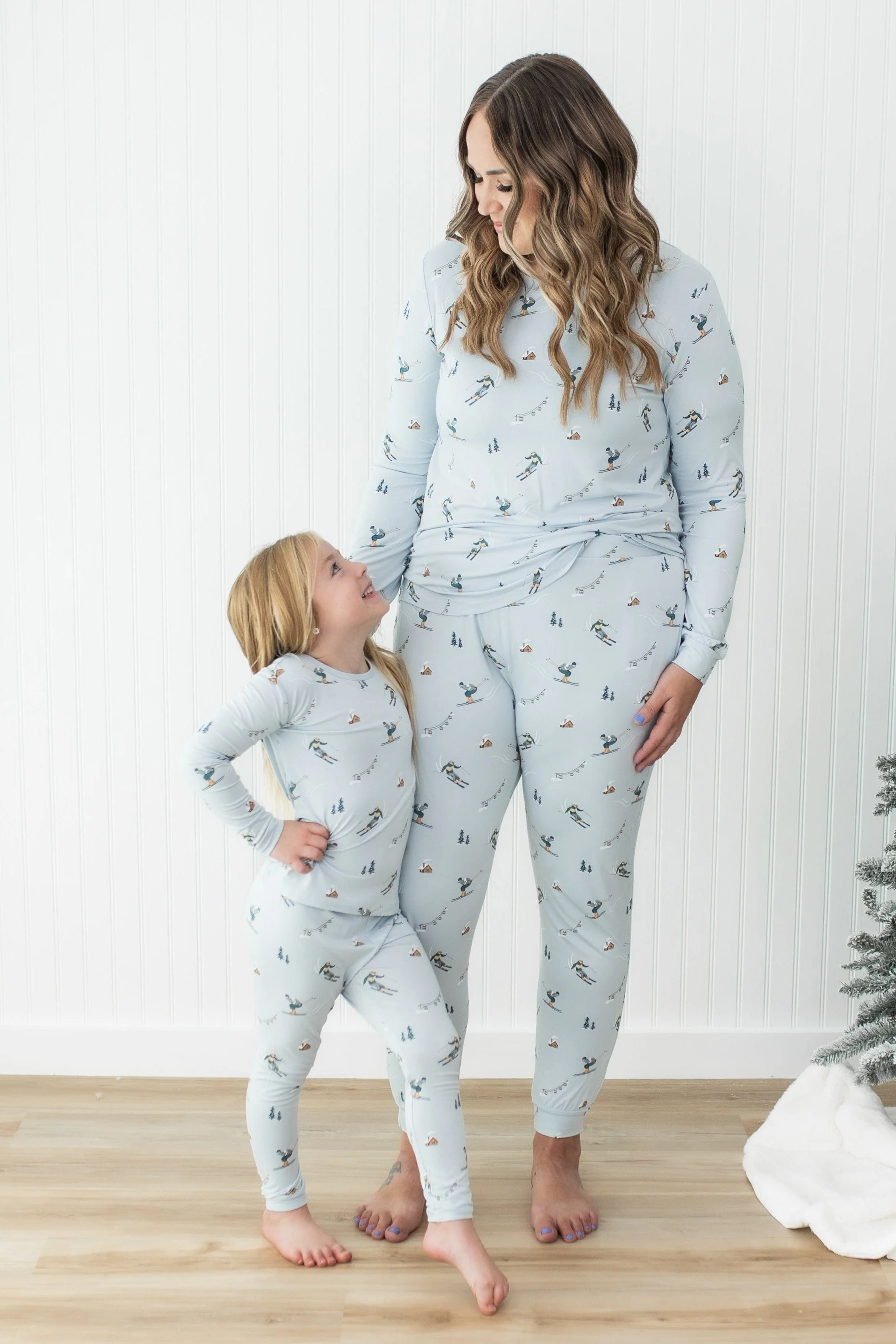 Women's Jogger Pajama Set in Ski - Image 2