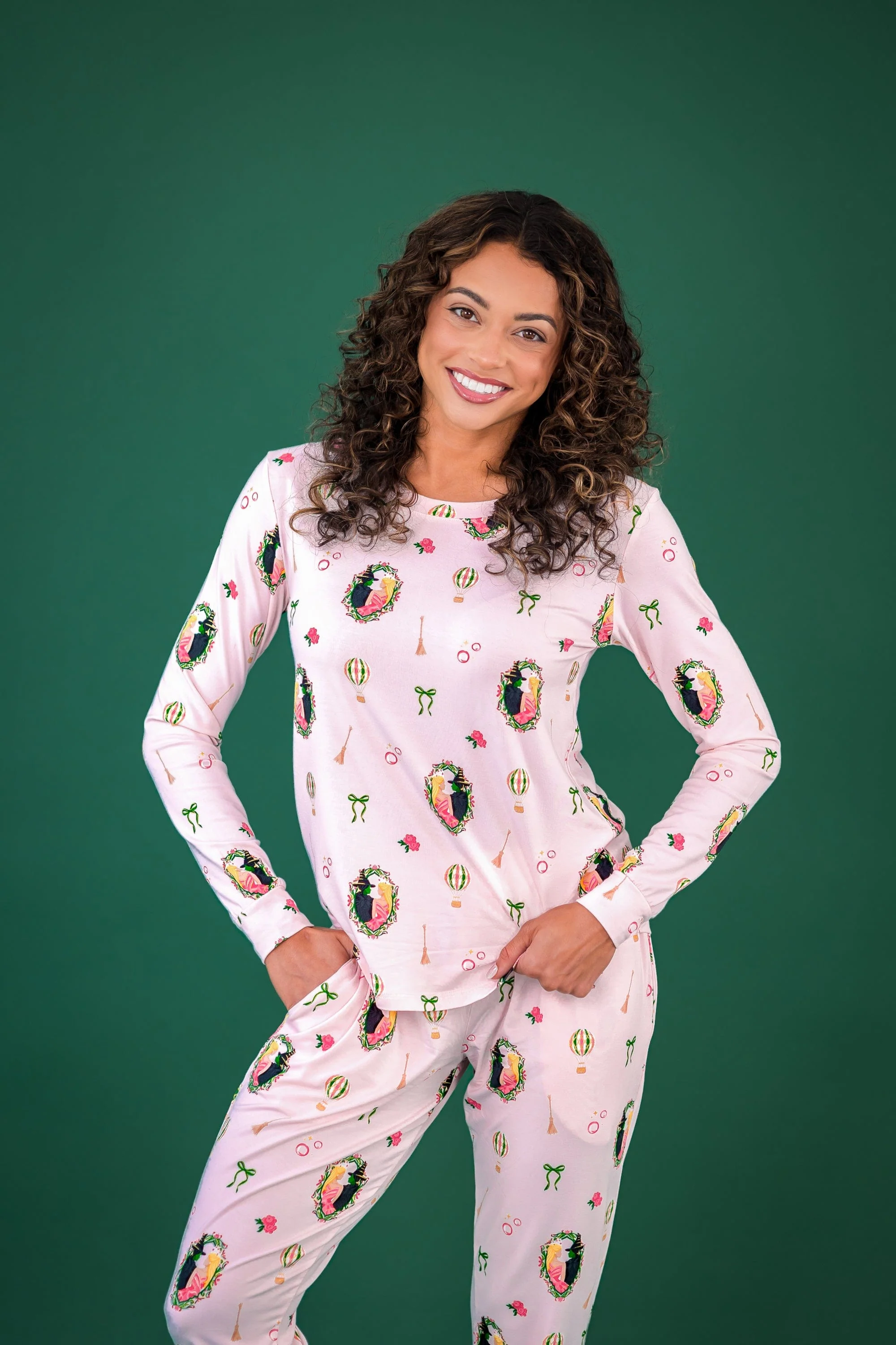 Women's Jogger Pajama Set in Wicked - Image 4