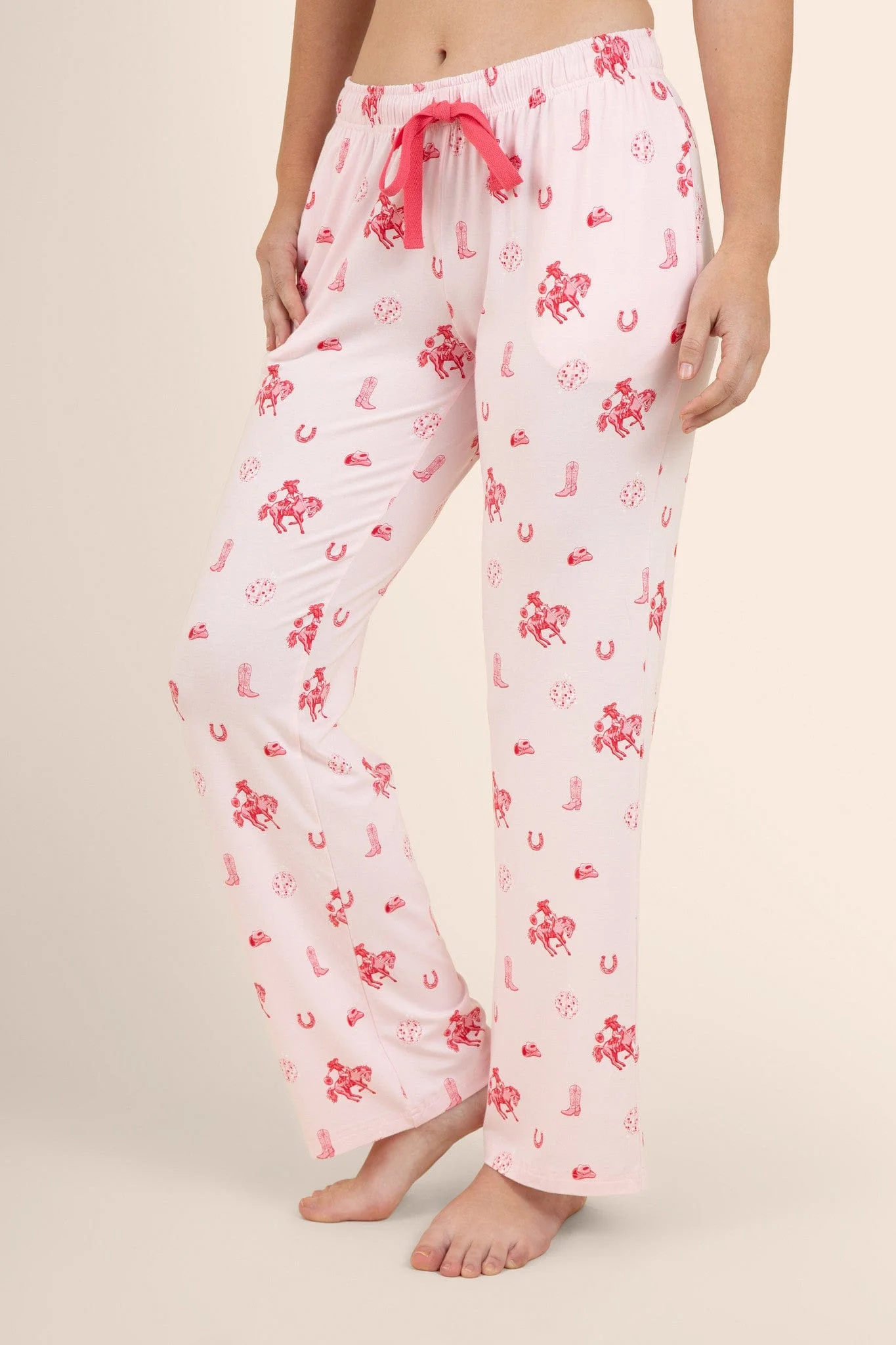 Women's Lounge Pants in Disco Cowgirl - Image 2