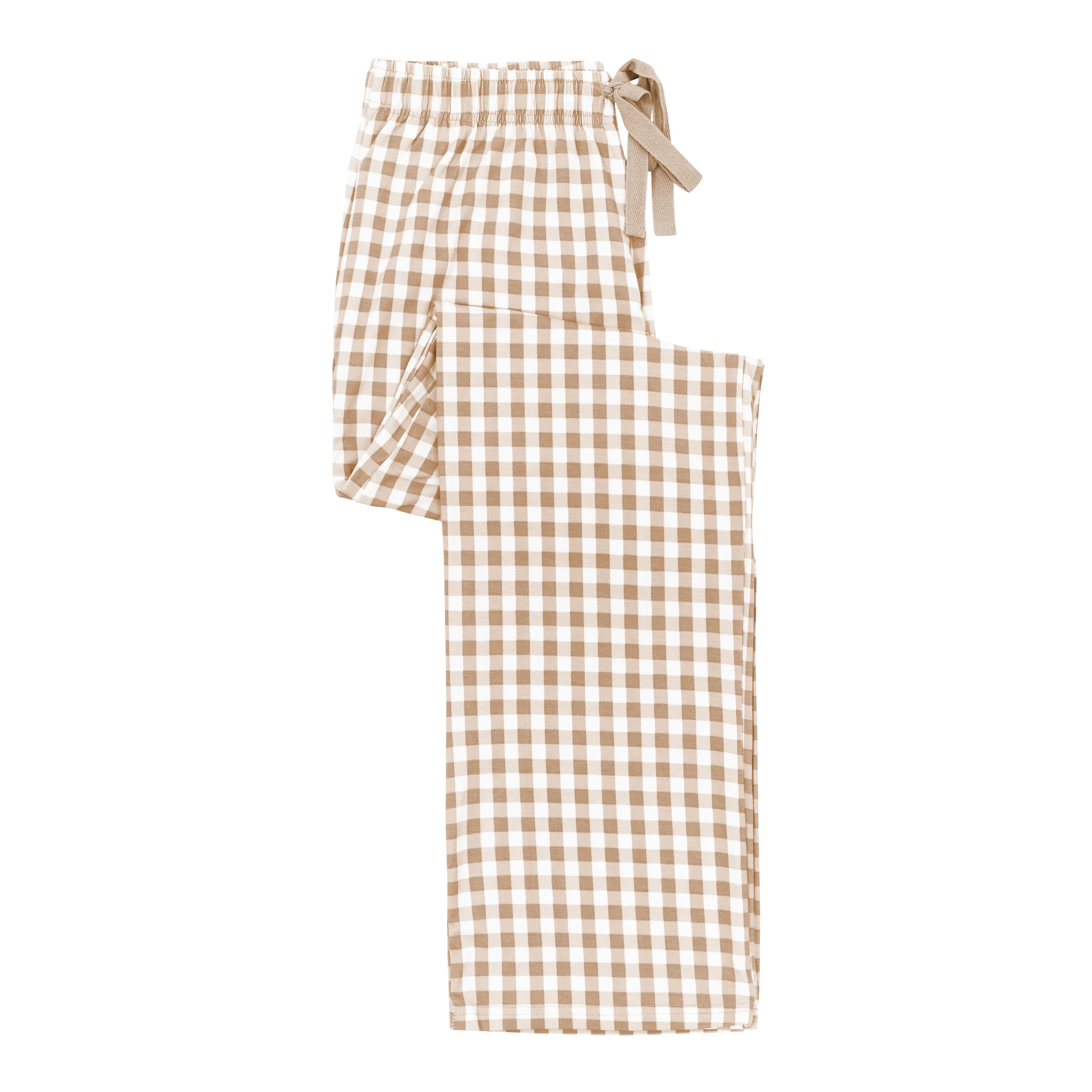 Women's Lounge Pants in Gingham Bisque - Image 2