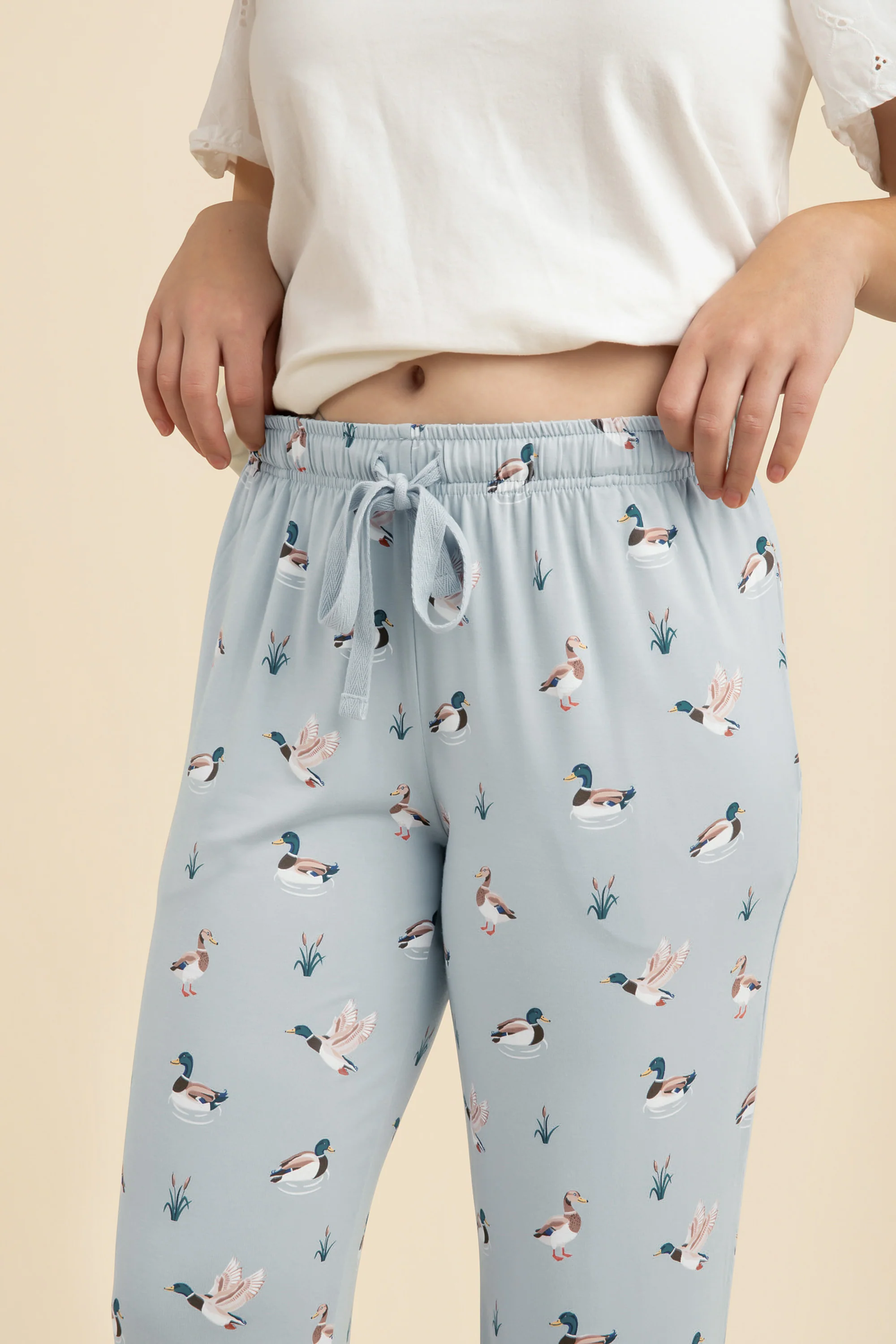 Women's Lounge Pants in Mallard Duck - Image 2