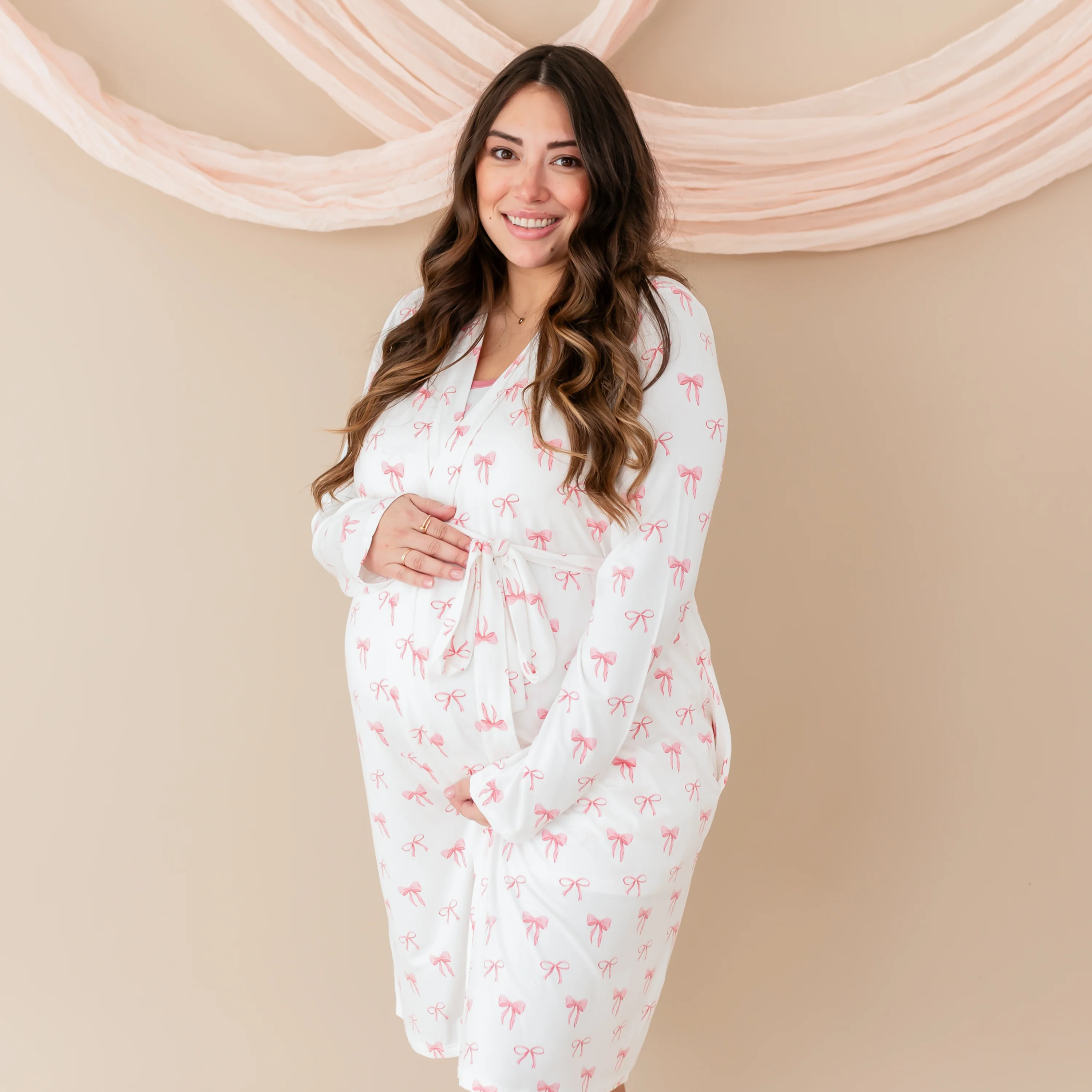 Women’s Lounge Robe in Bow - Image 5