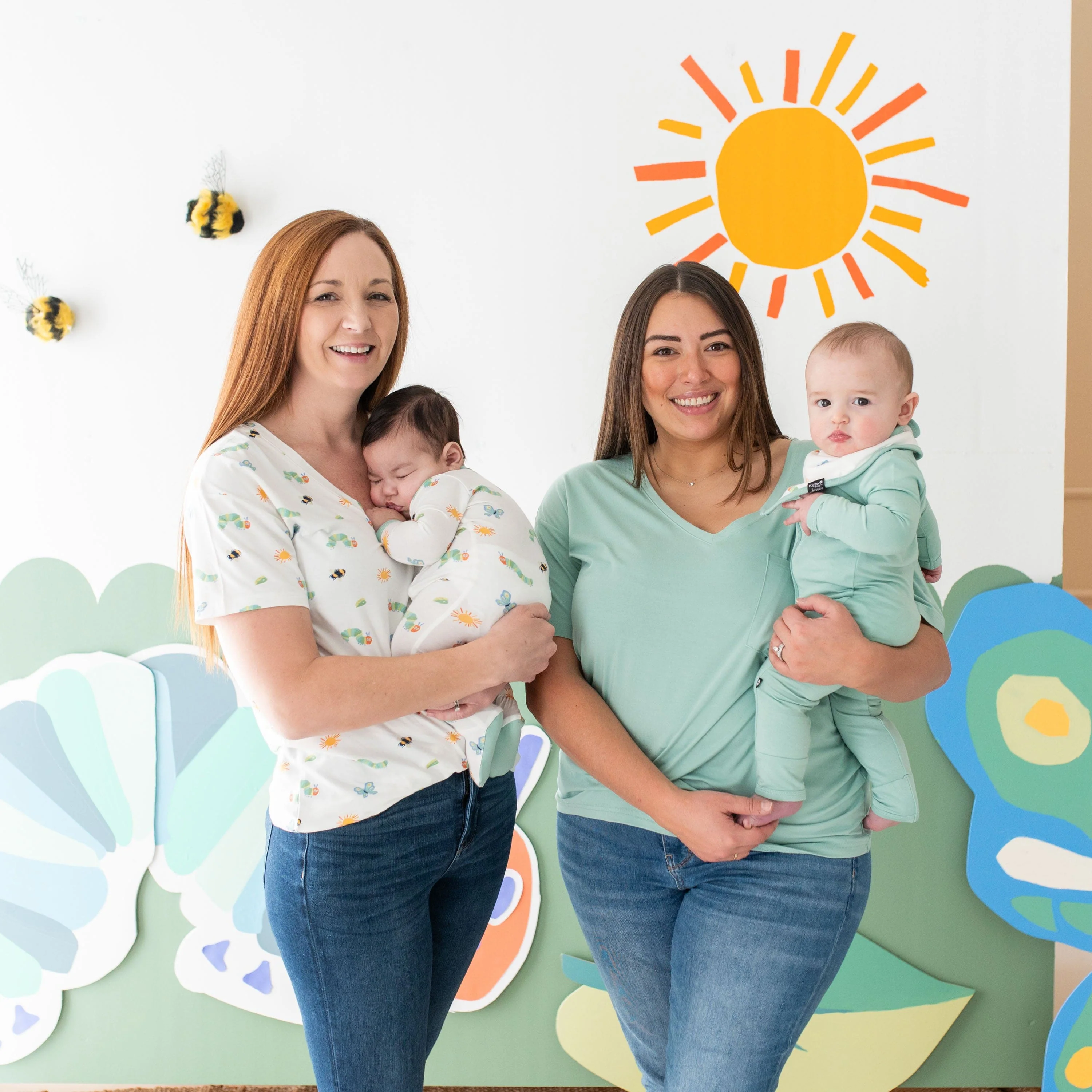 Women’s Relaxed Fit V-Neck in The Very Hungry Caterpillar™ and Friends - Image 3