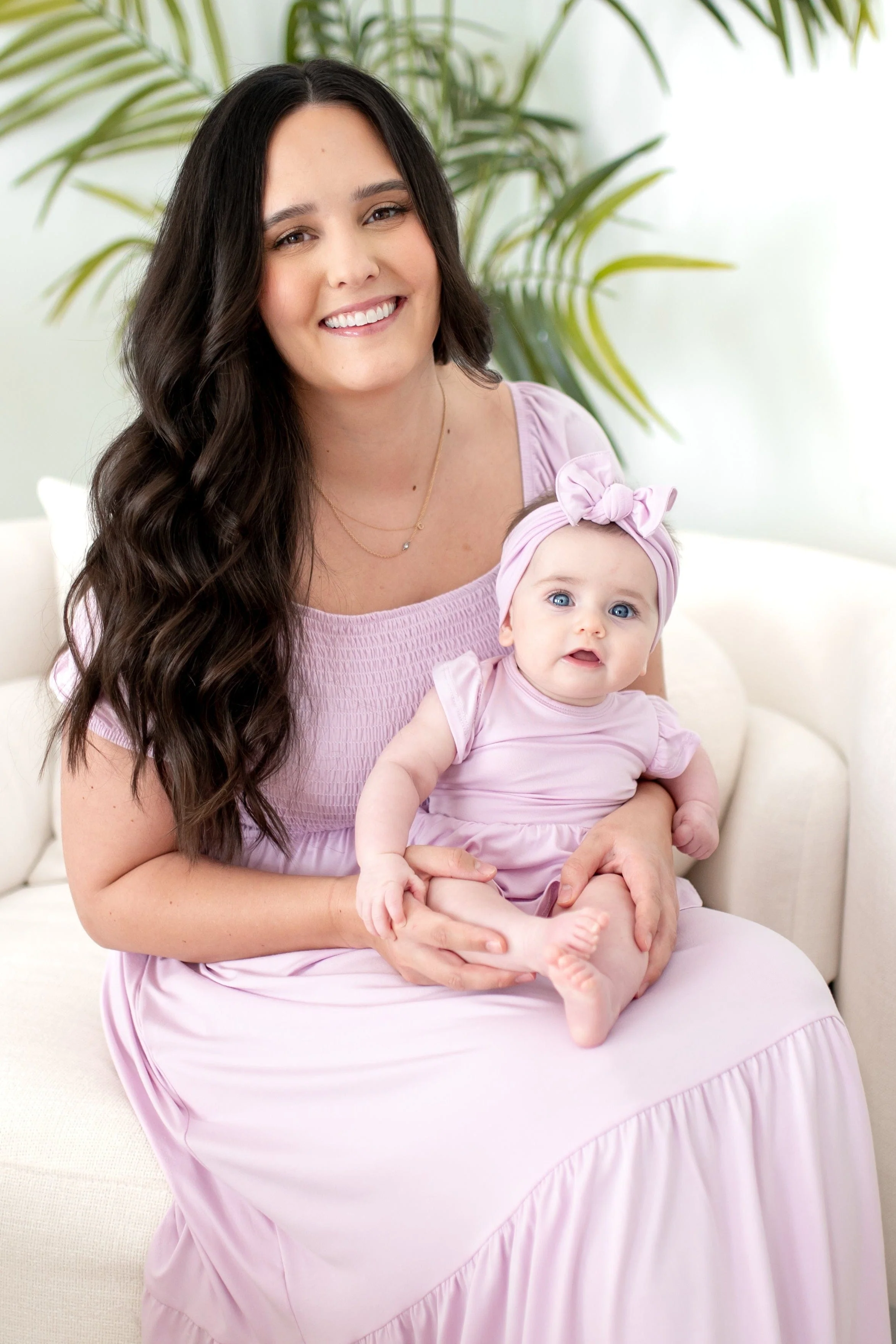 Women’s Smocked Dress in Thistle - Image 6