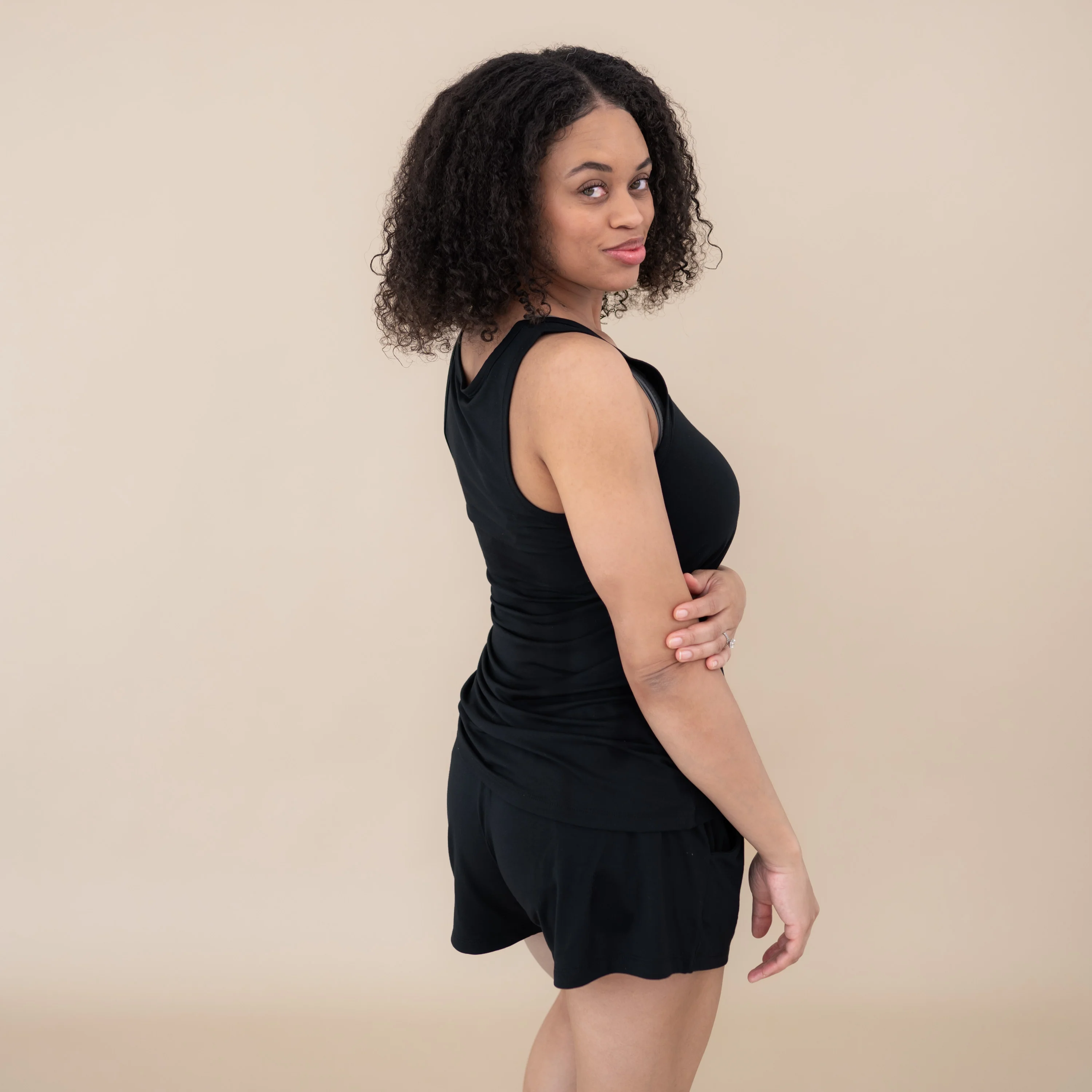 Women’s Tank Set in Midnight - Image 2