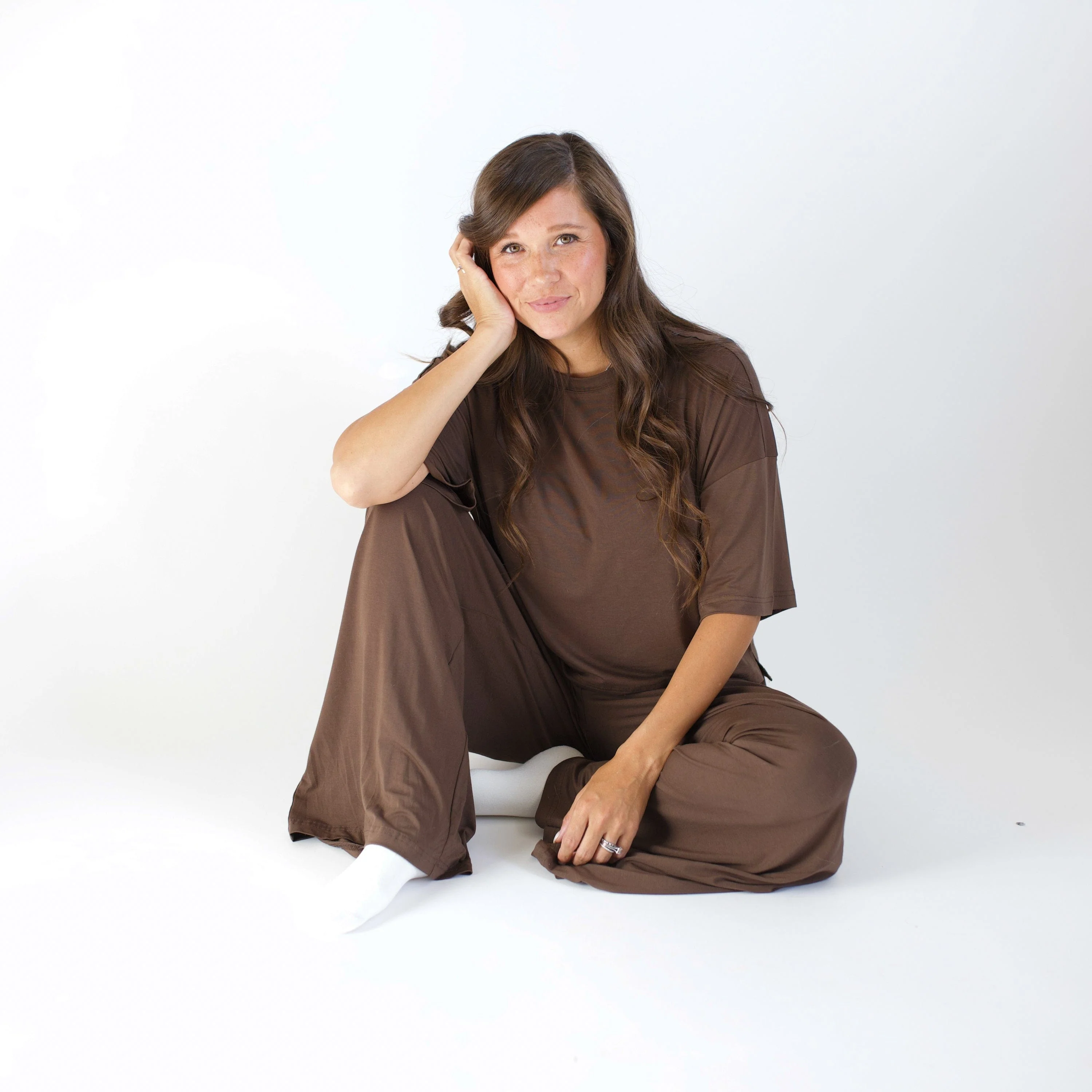 Women's Short Sleeve Tee in Espresso - Image 4