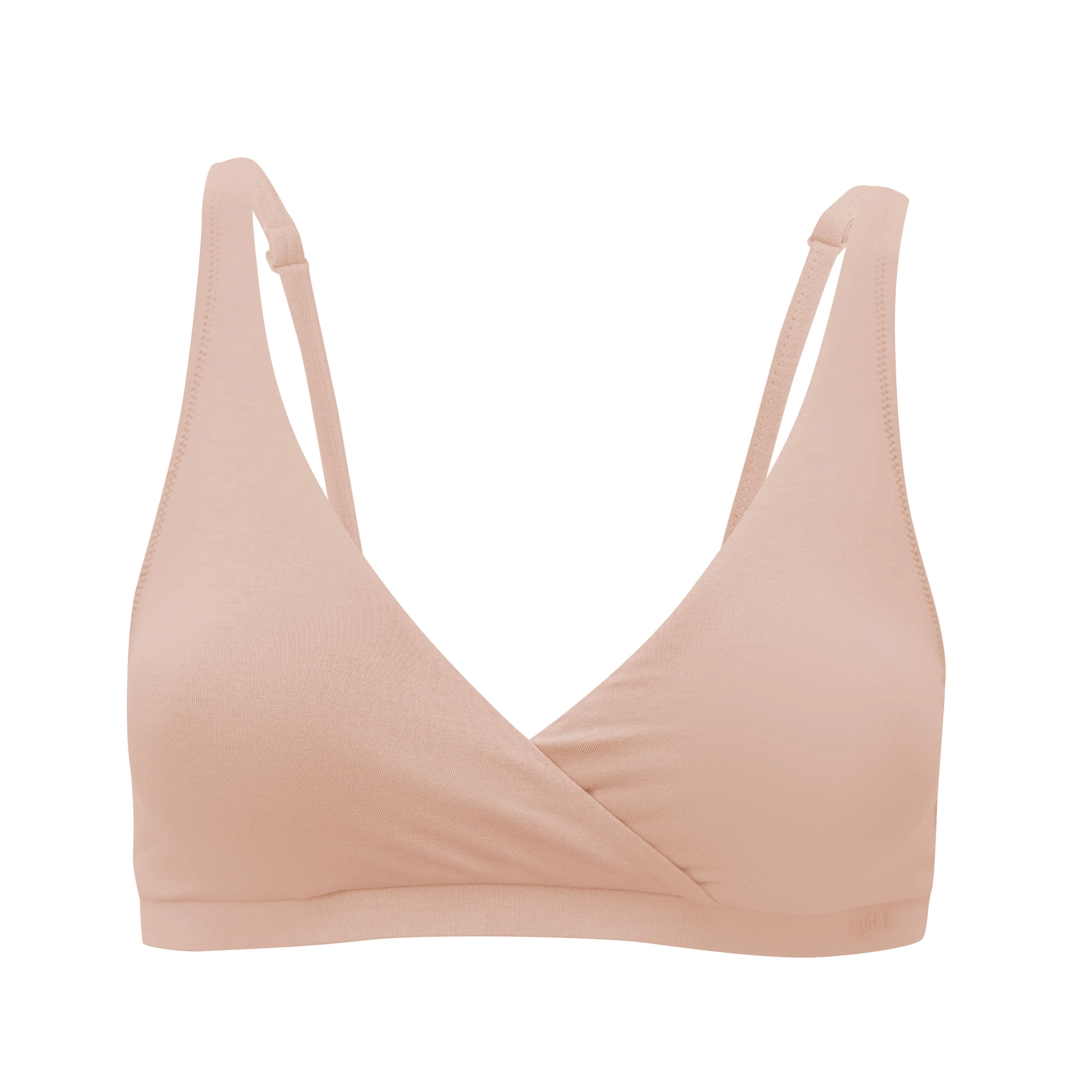 Women's Cross Front Bralette in Chai - Image 2