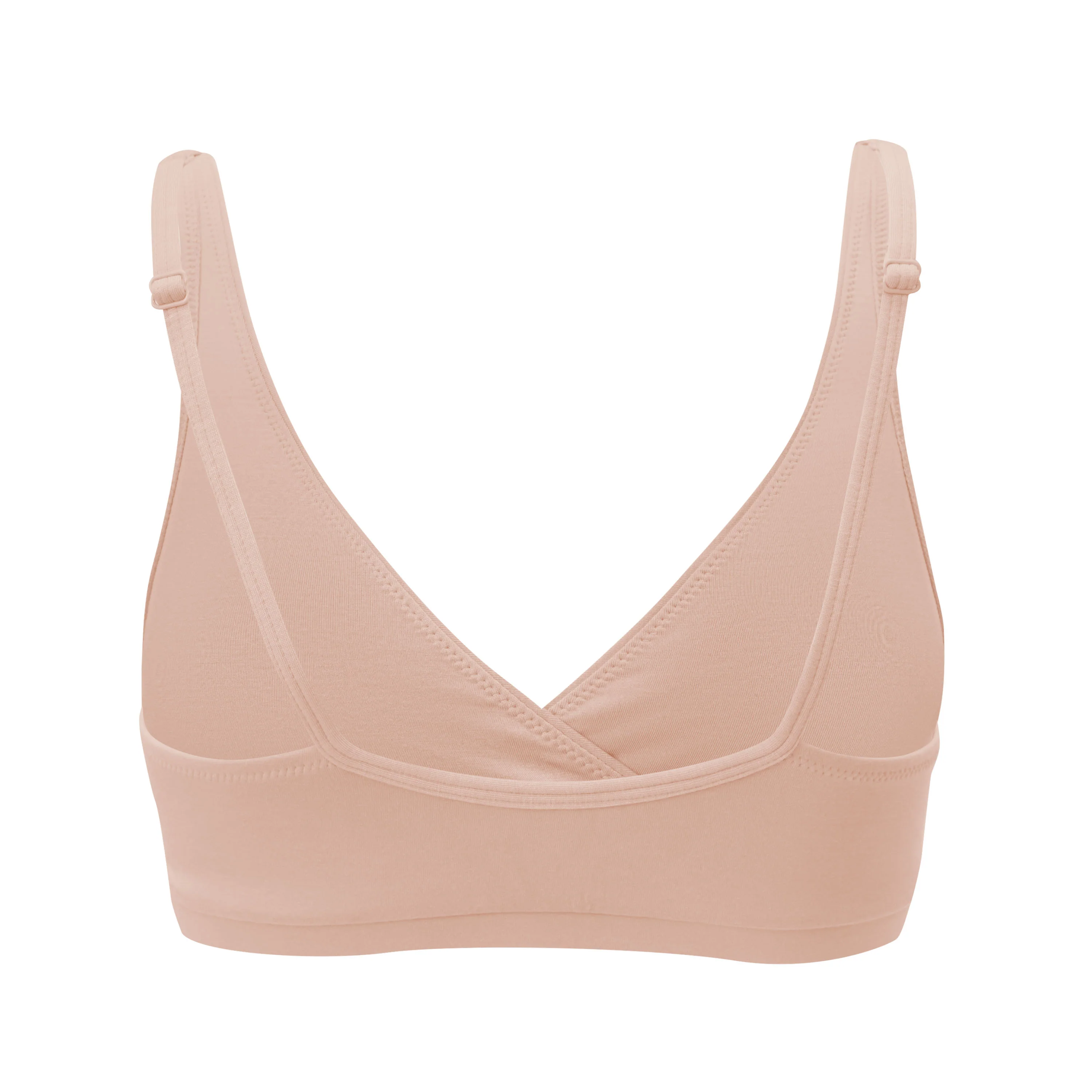 Women's Cross Front Bralette in Chai - Image 5