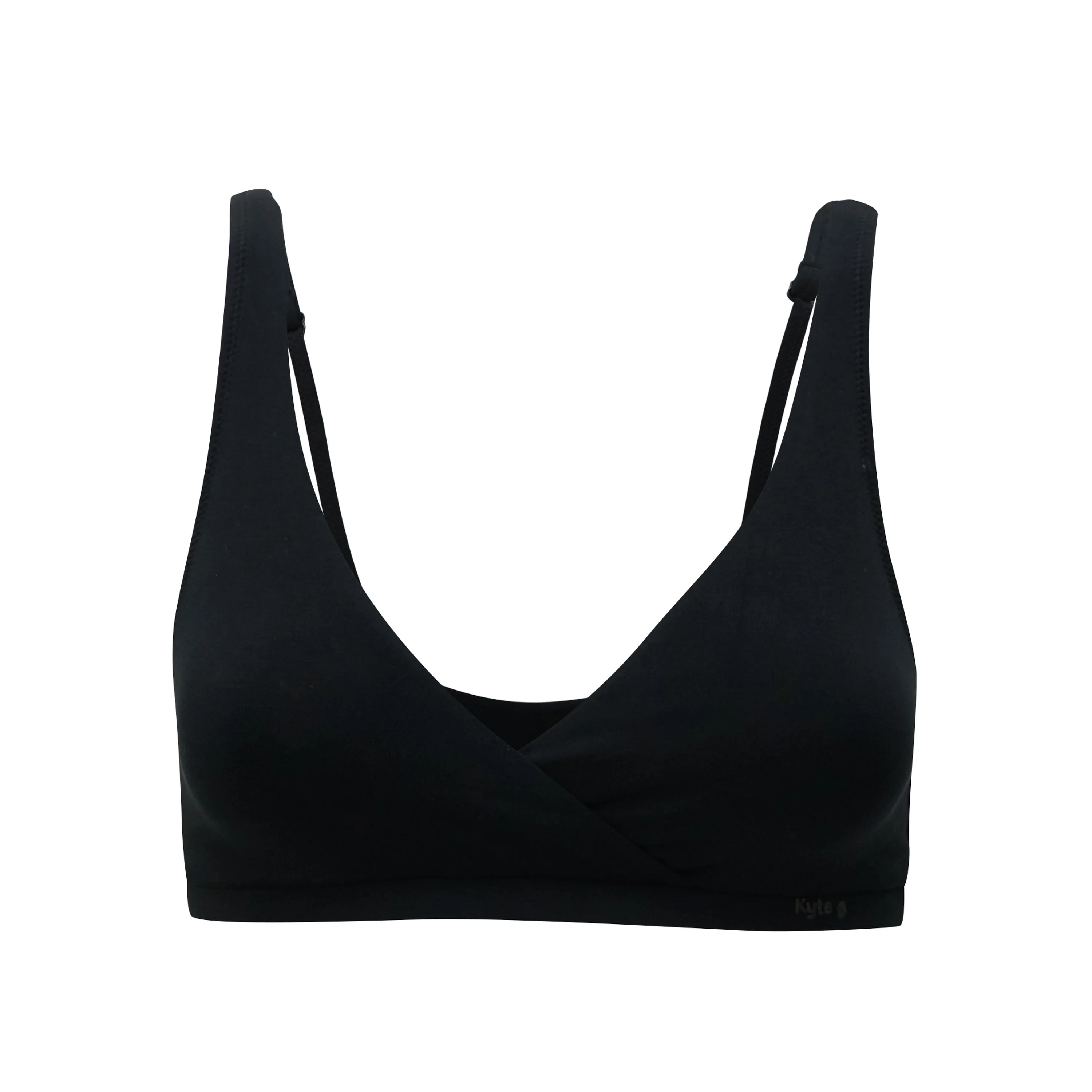 Women's Cross Front Bralette in Midnight - Image 2