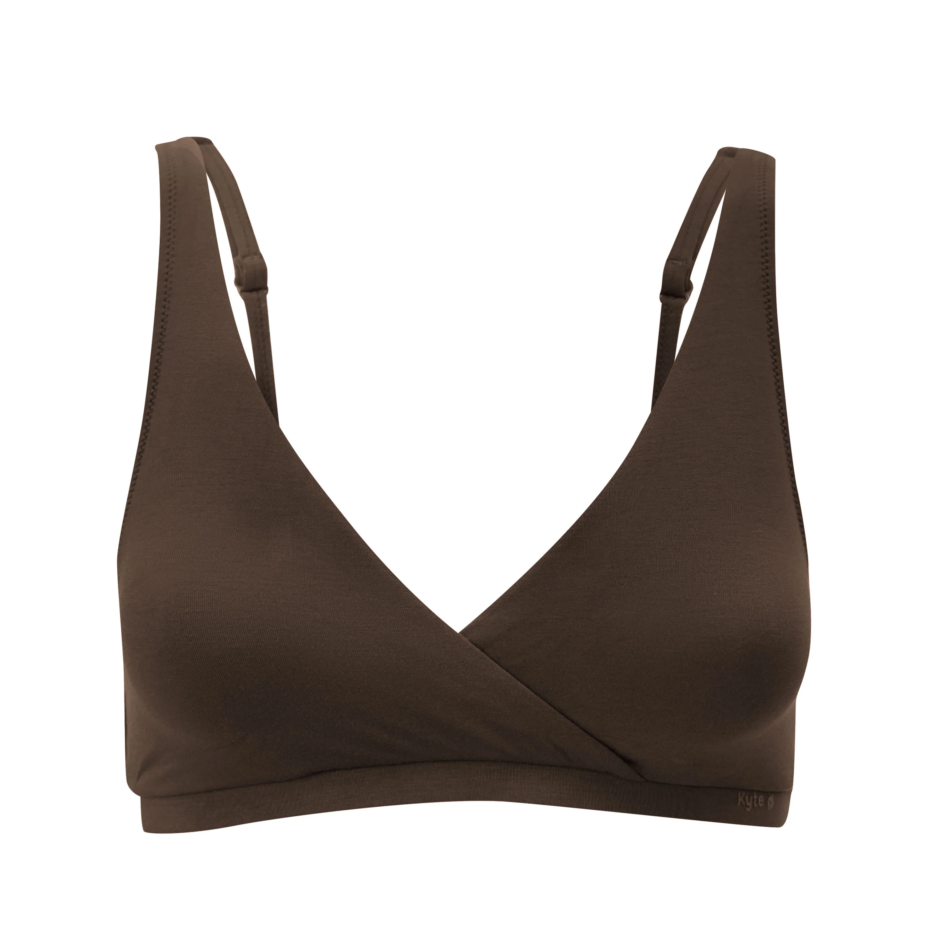 Women's Cross Front Bralette in Toffee - Image 2